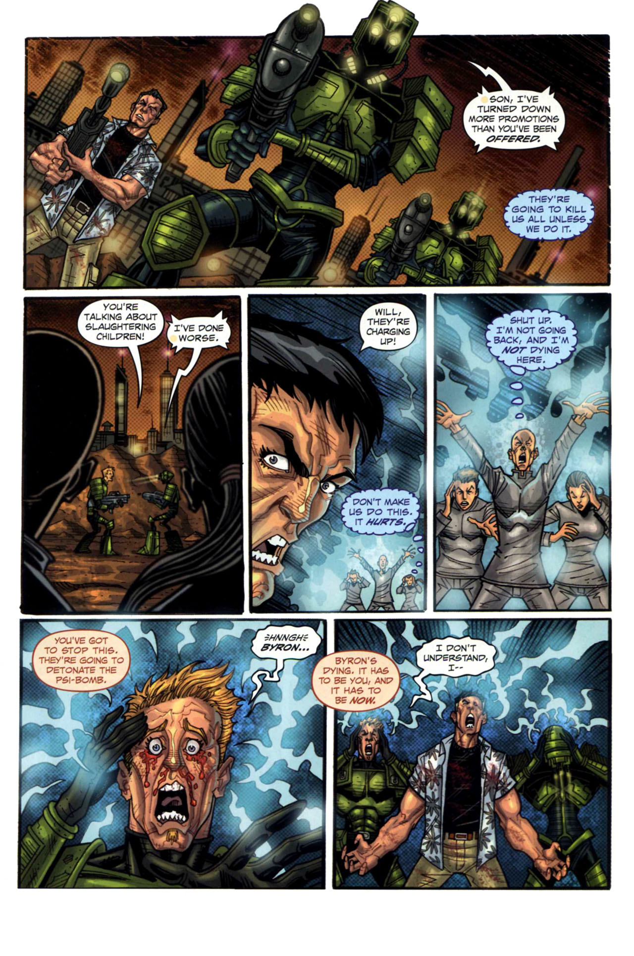 Read online Starship Troopers (2007) comic -  Issue #10 - 21