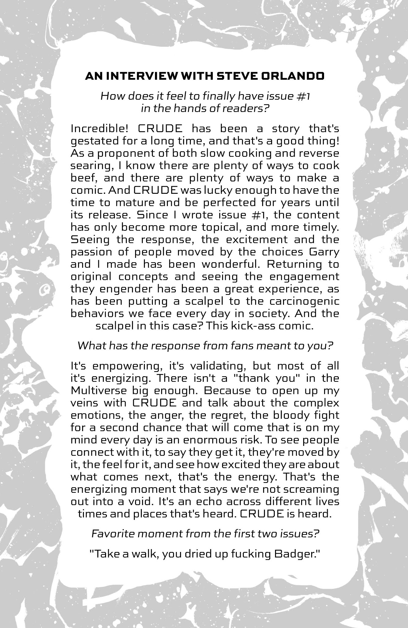 Read online Crude comic -  Issue #2 - 22