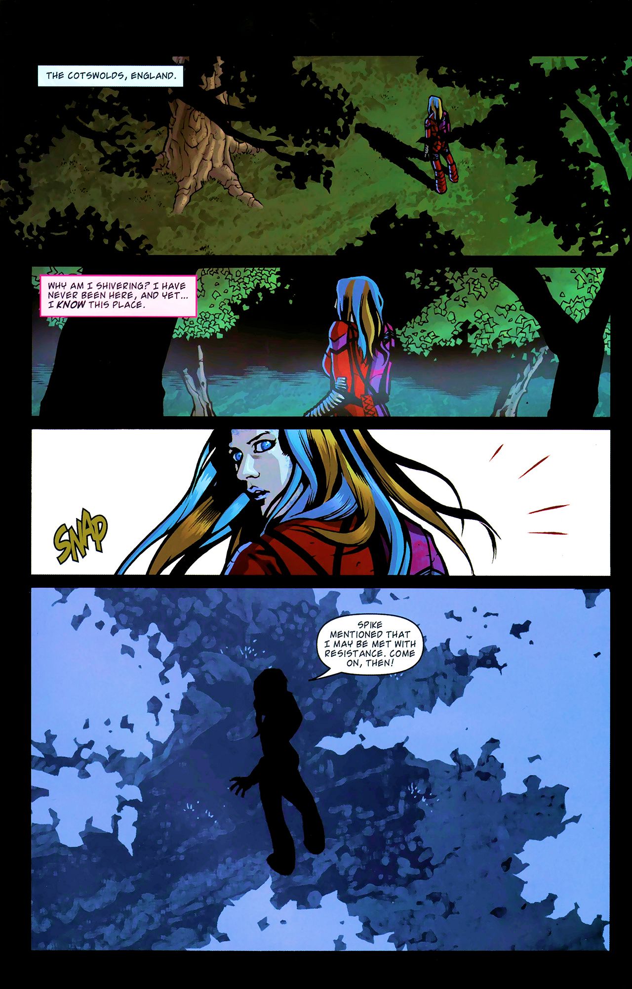 Read online Angel: Illyria: Haunted comic -  Issue #3 - 4