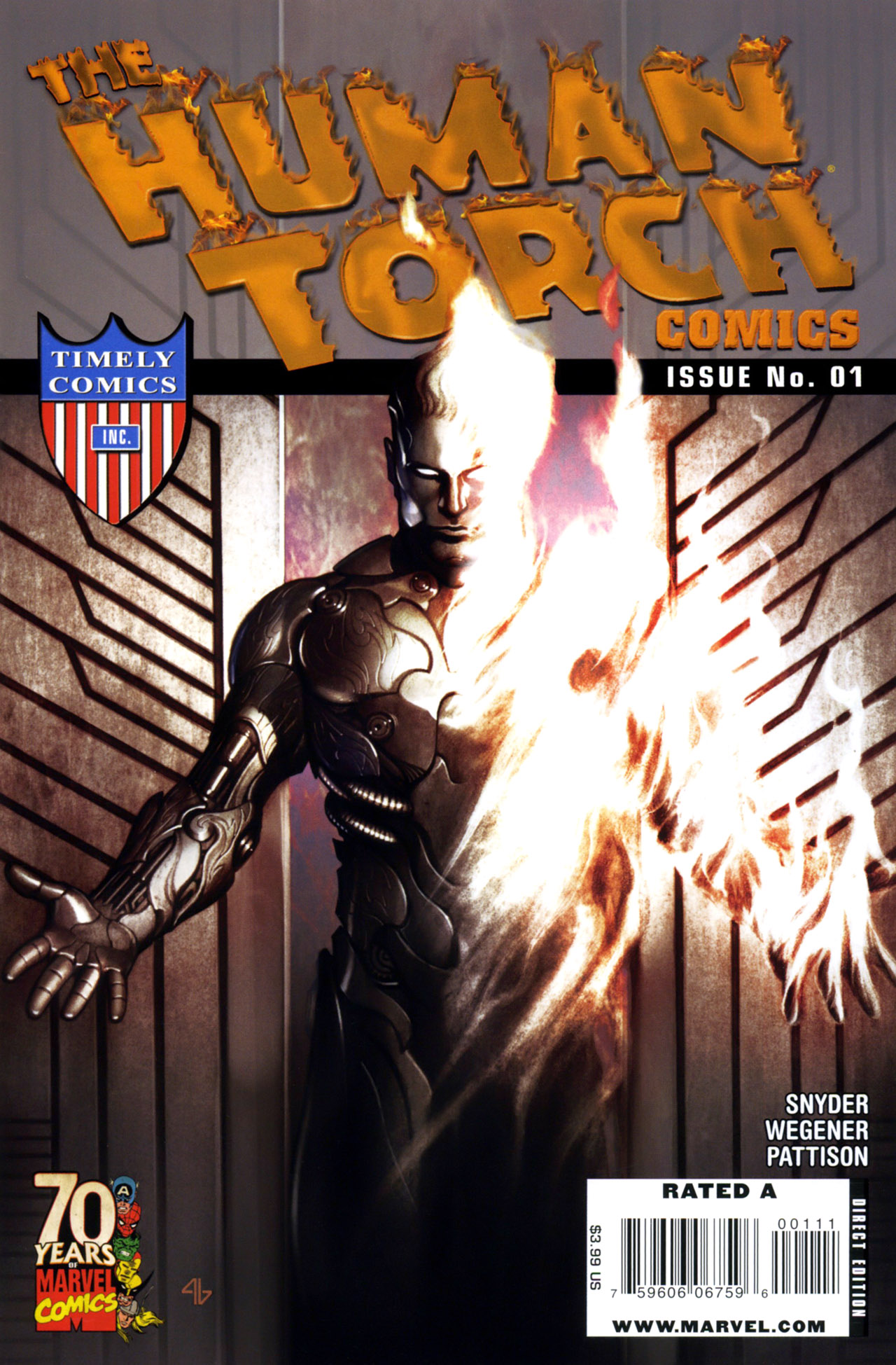 Read online Human Torch Comics 70th Anniversary Special comic -  Issue # Full - 1