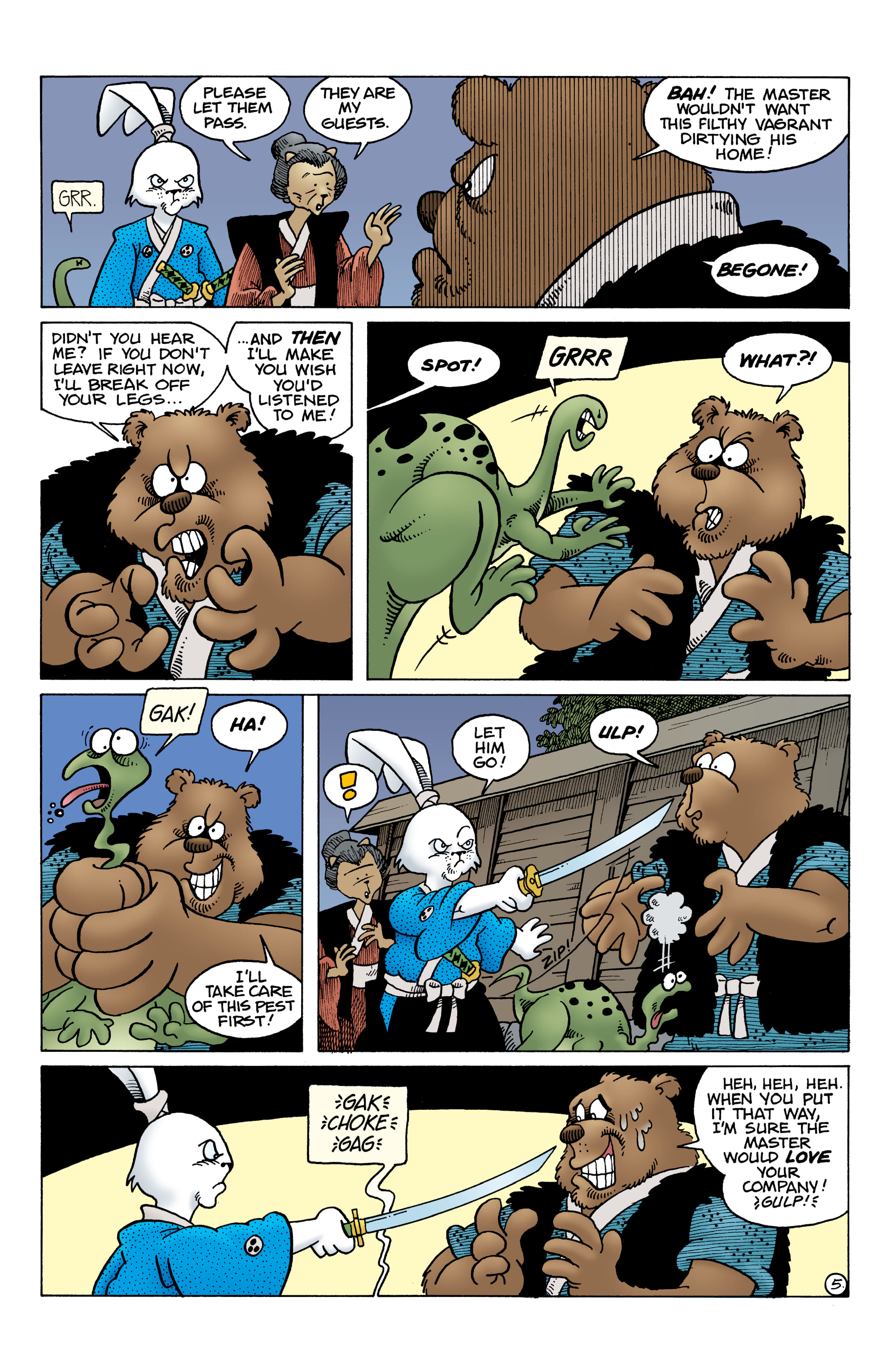 Read online Usagi Yojimbo: Wanderer’s Road comic -  Issue #2 - 7