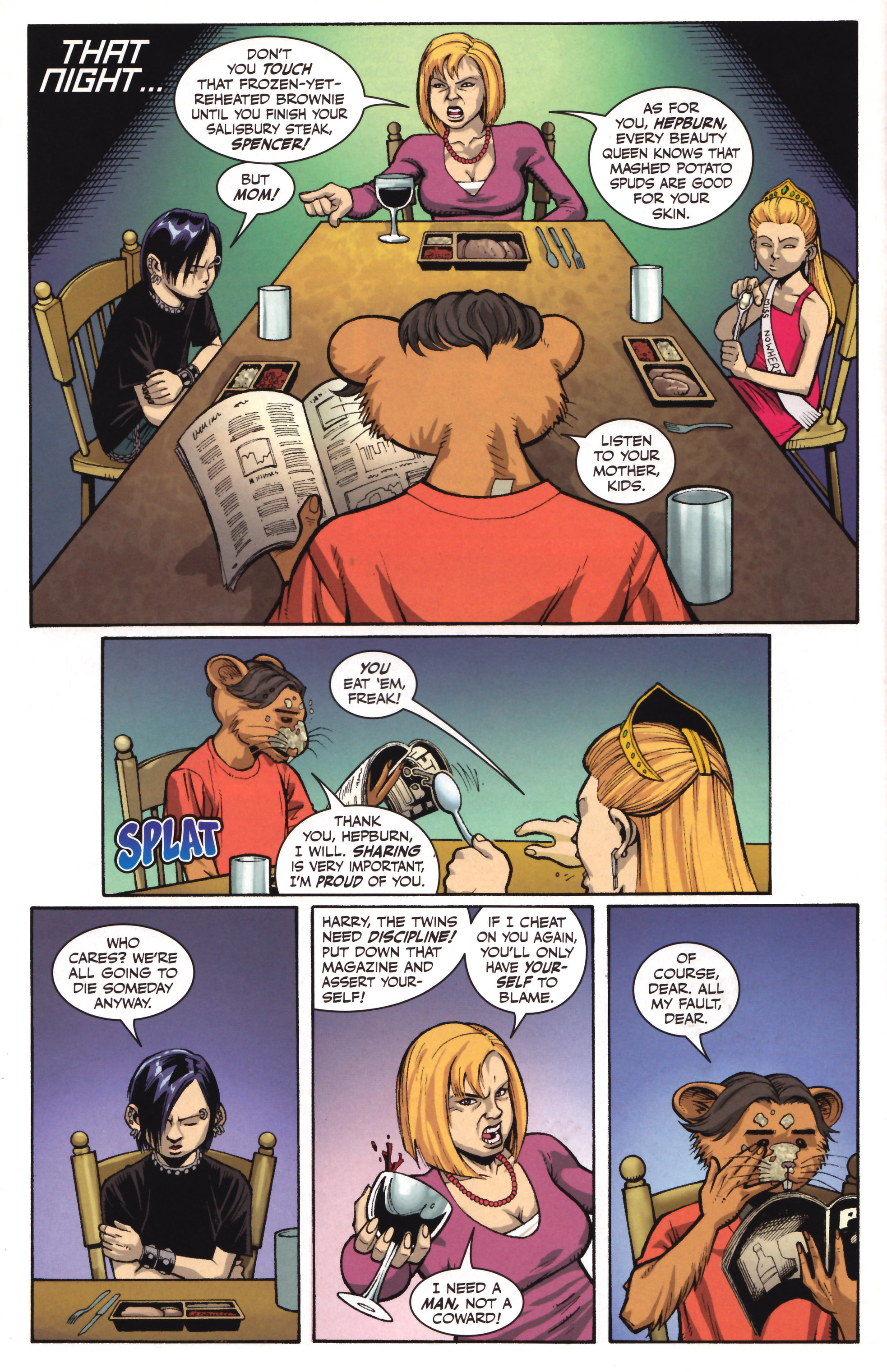 Read online Adolescent Radioactive Black Belt Hamsters (2008) comic -  Issue #4 - 6