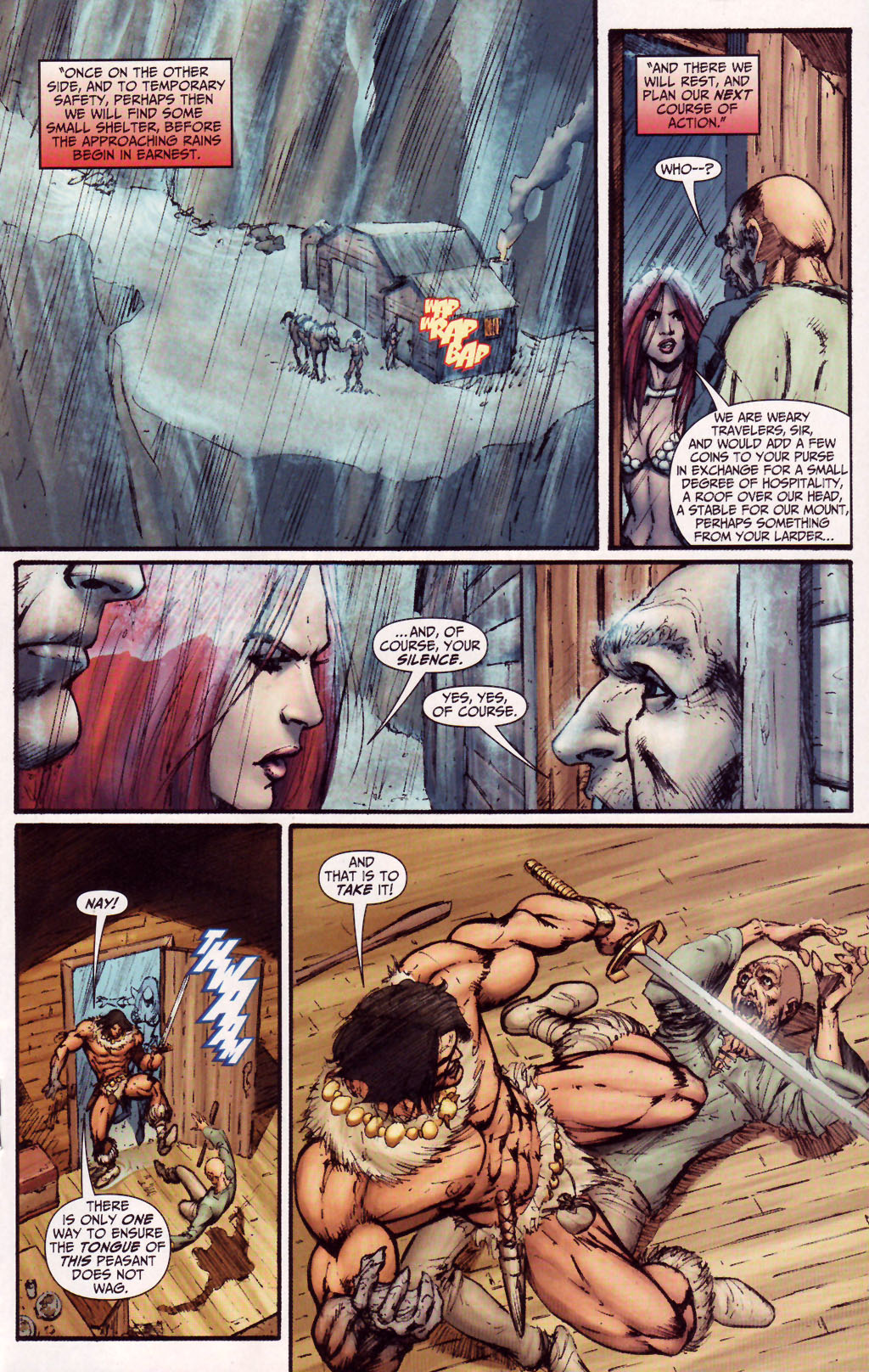 Read online Red Sonja / Claw The Unconquered: Devil's Hands comic -  Issue # TPB - 36