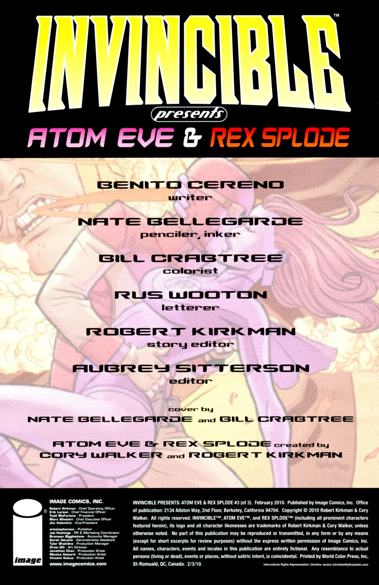 Invincible Presents Atom Eve Rex Splode