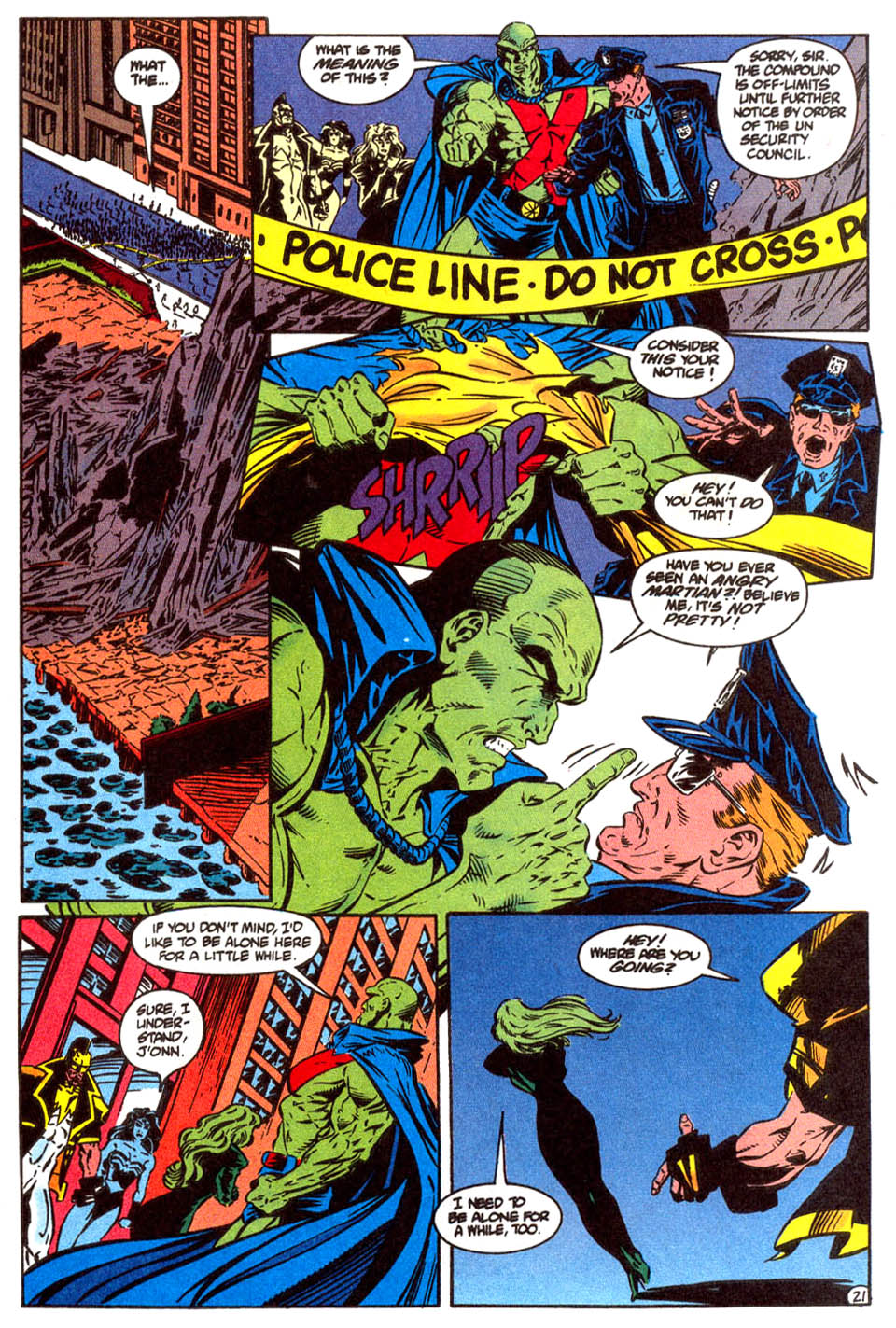 Read online Justice League America comic -  Issue #91 - 21