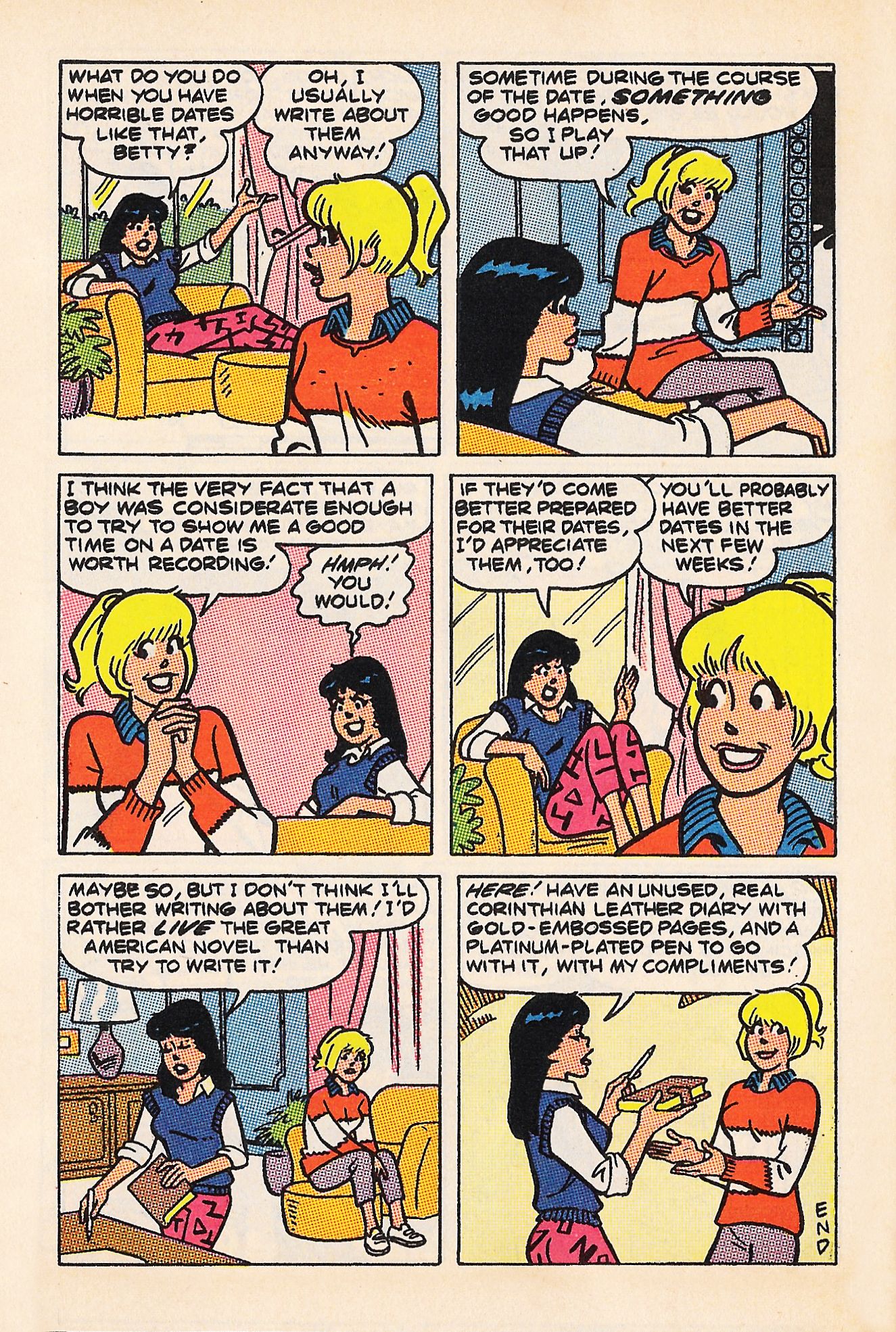 Read online Betty and Veronica Digest Magazine comic -  Issue #52 - 128