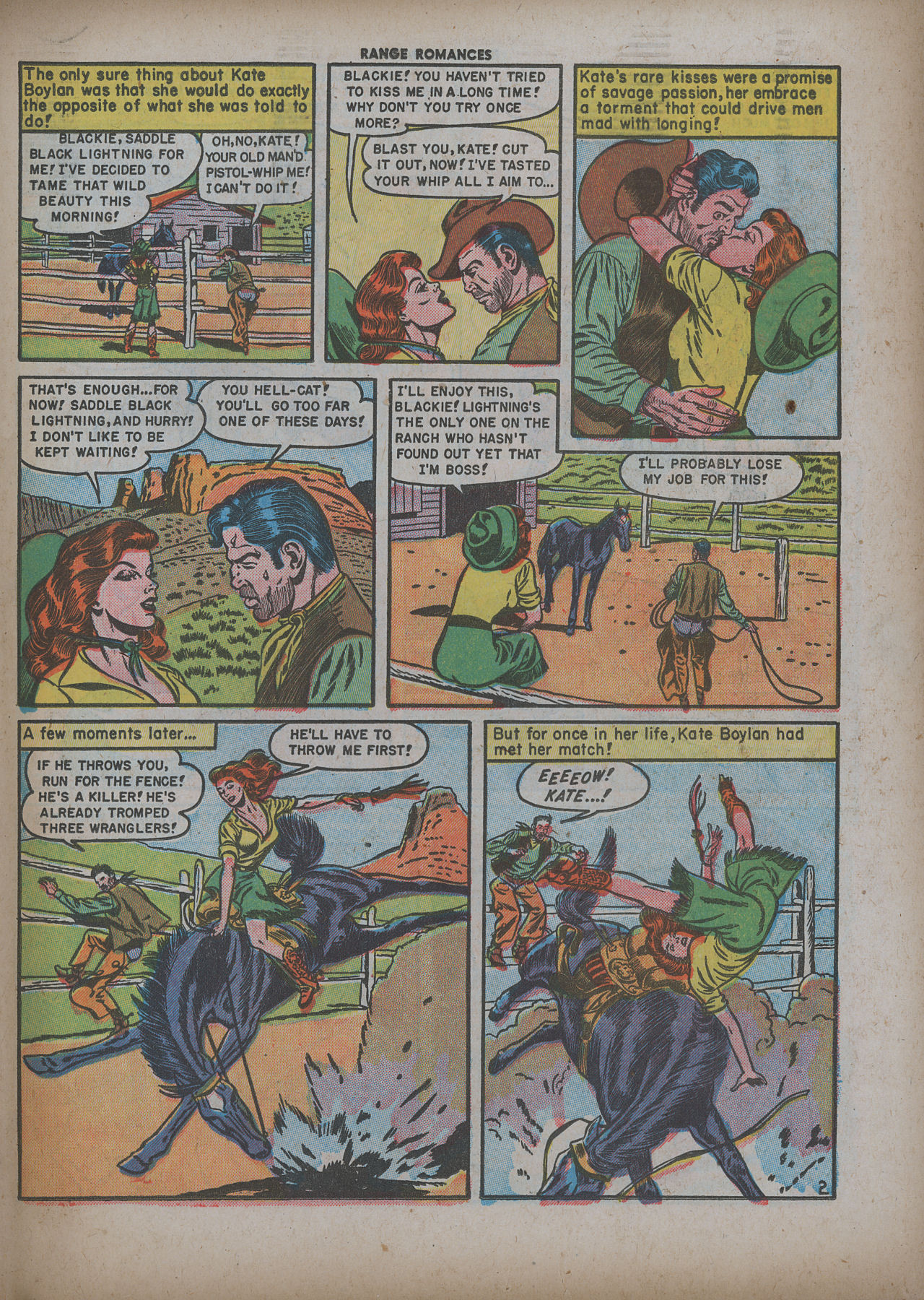 Read online Range Romances comic -  Issue #2 - 19