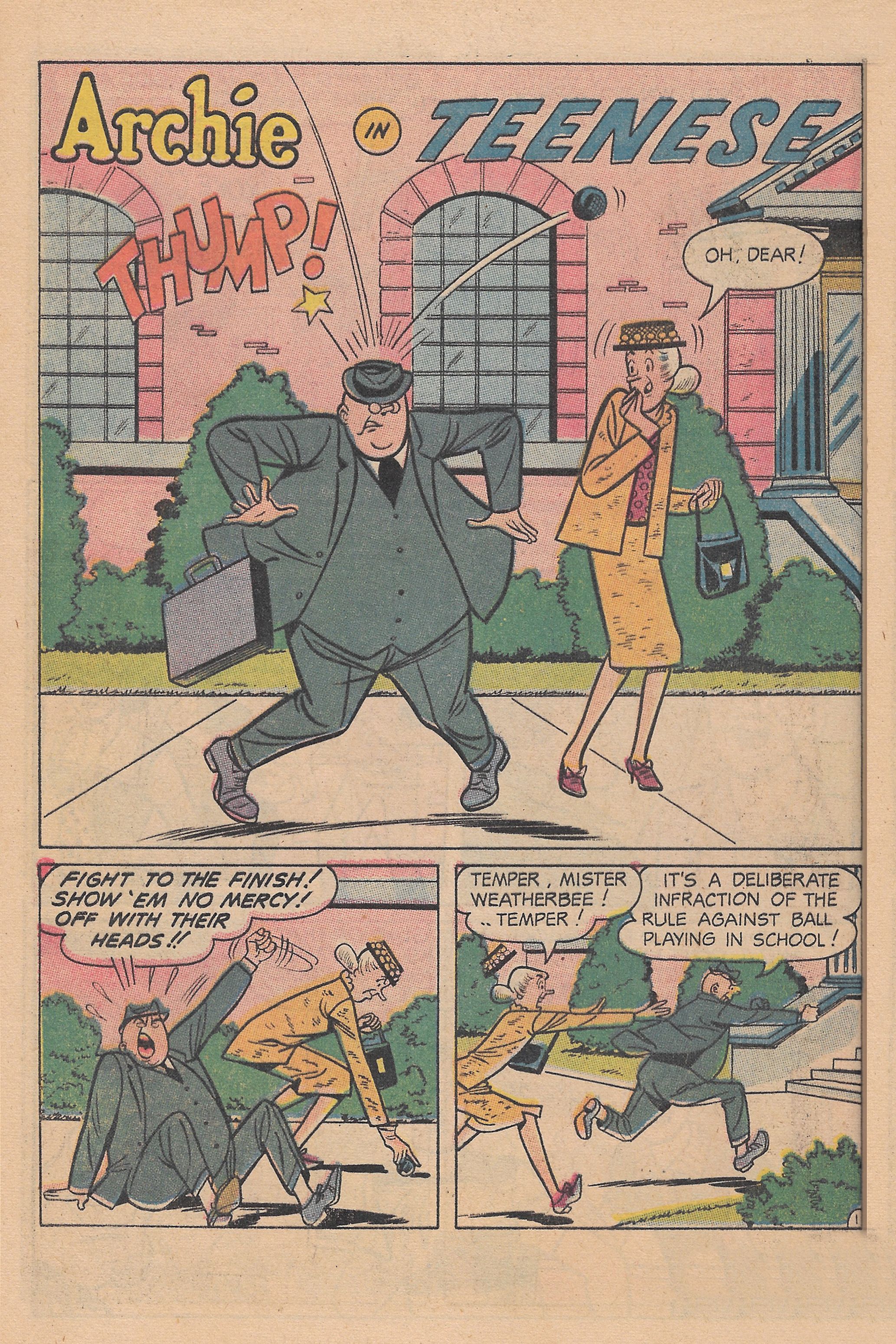 Read online Archie's TV Laugh-Out comic -  Issue #5 - 52