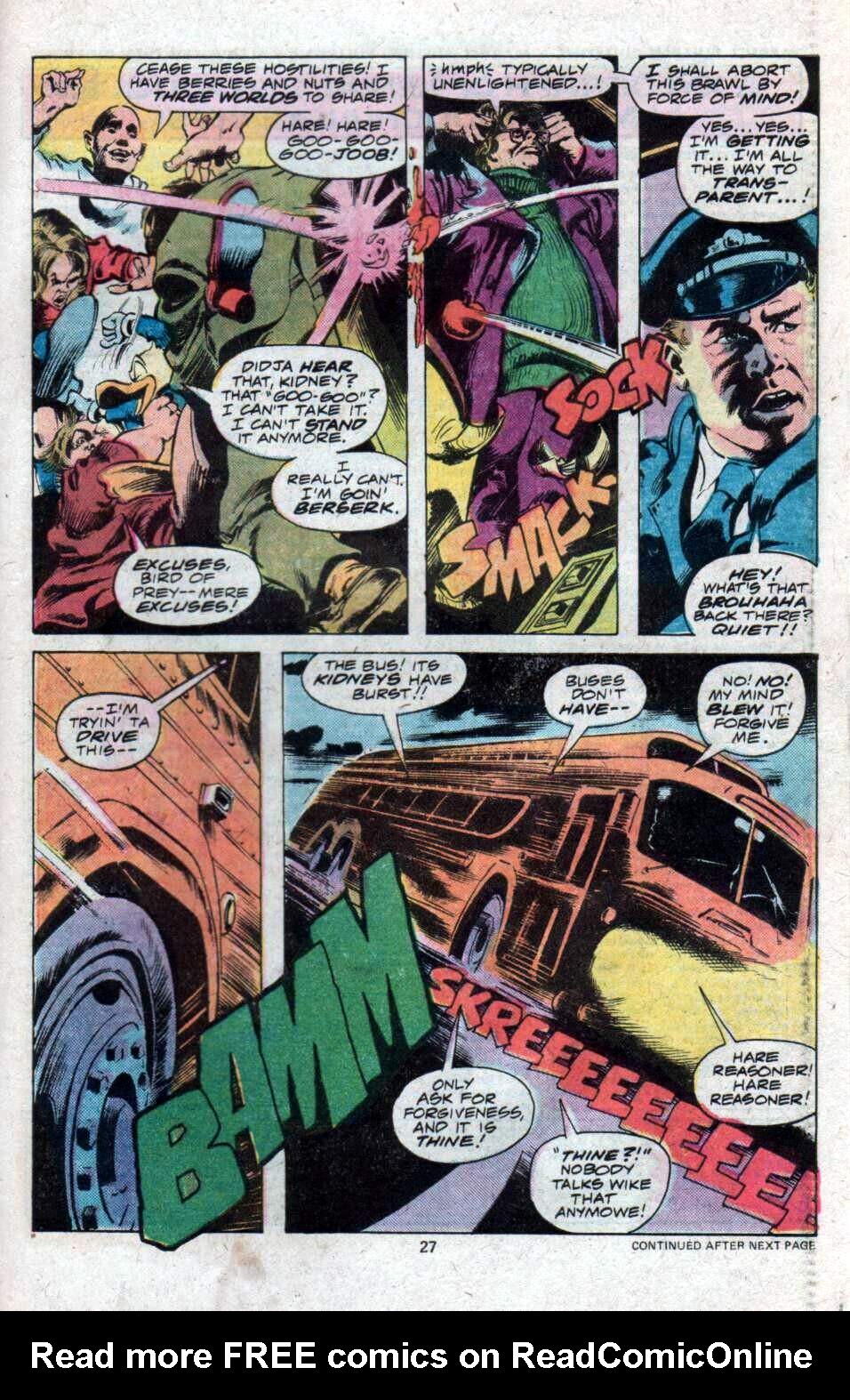 Read online Howard the Duck (1976) comic -  Issue #11 - 16