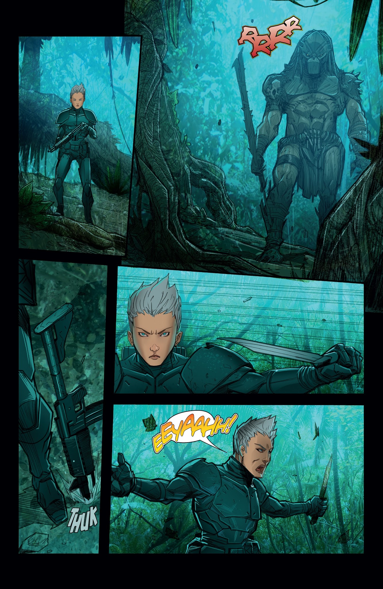 Read online Predator: Hunters comic -  Issue #4 - 14