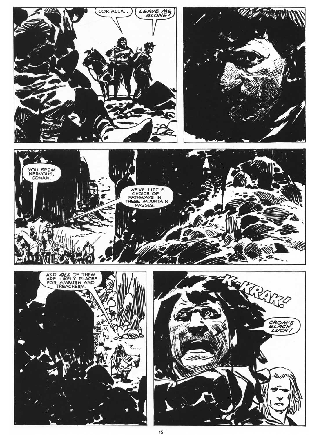 Read online The Savage Sword Of Conan comic -  Issue #162 - 17