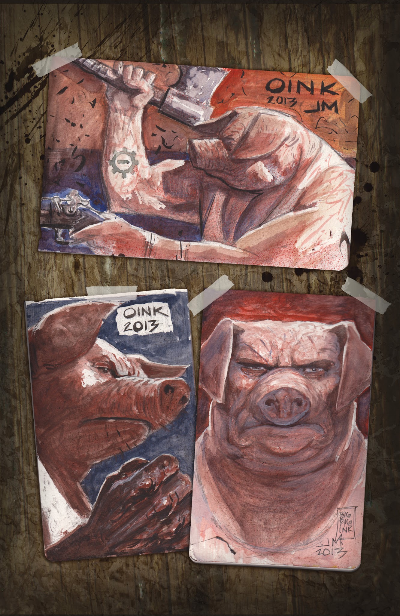 Read online Oink: Heaven's Butcher comic -  Issue # TPB - 107
