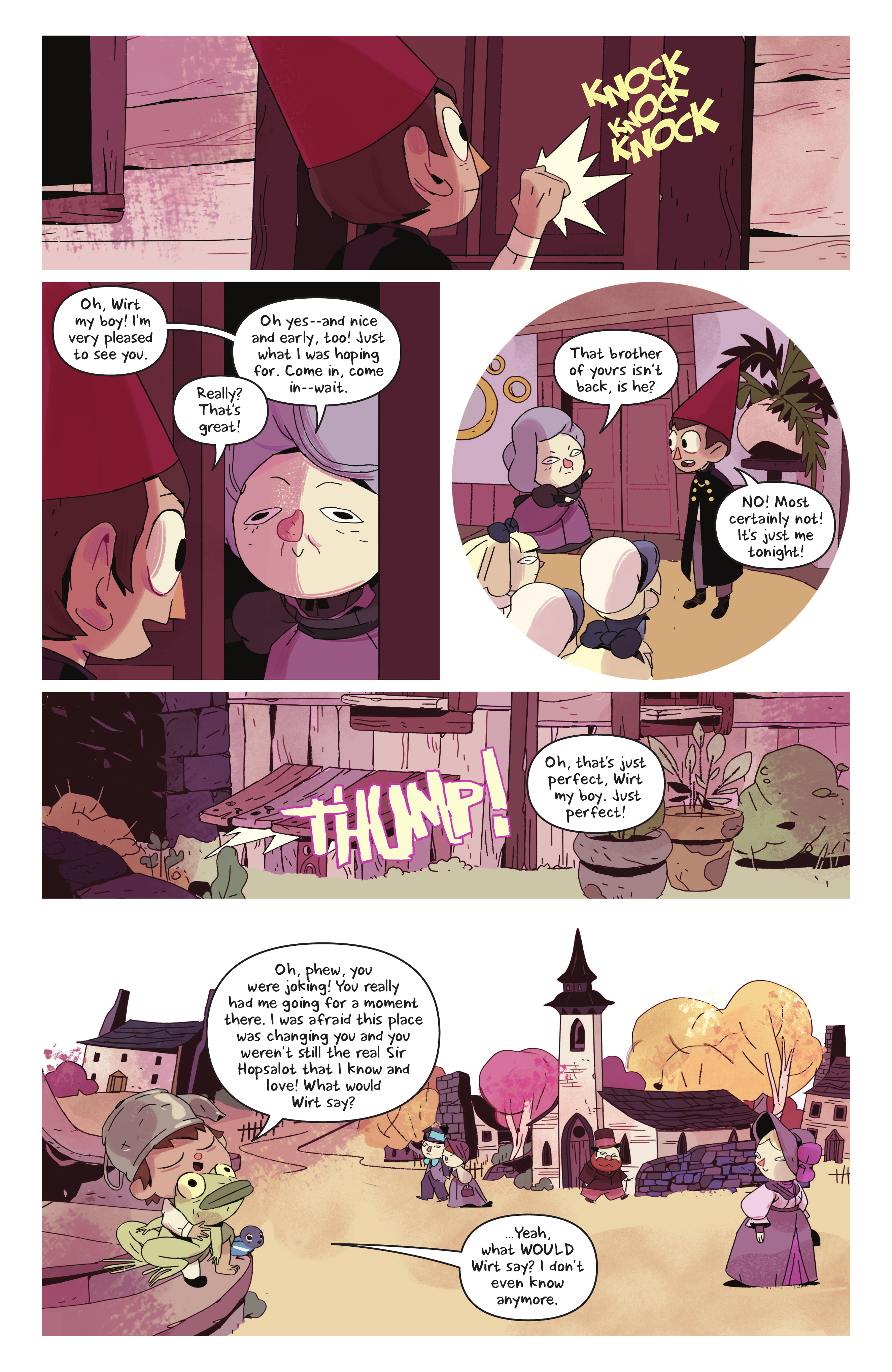 Read online Over the Garden Wall: Hollow Town comic -  Issue # TPB - 49
