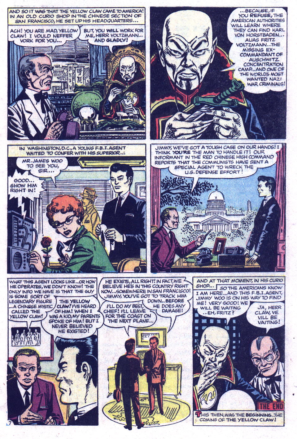 Read online Yellow Claw comic -  Issue #1 - 9