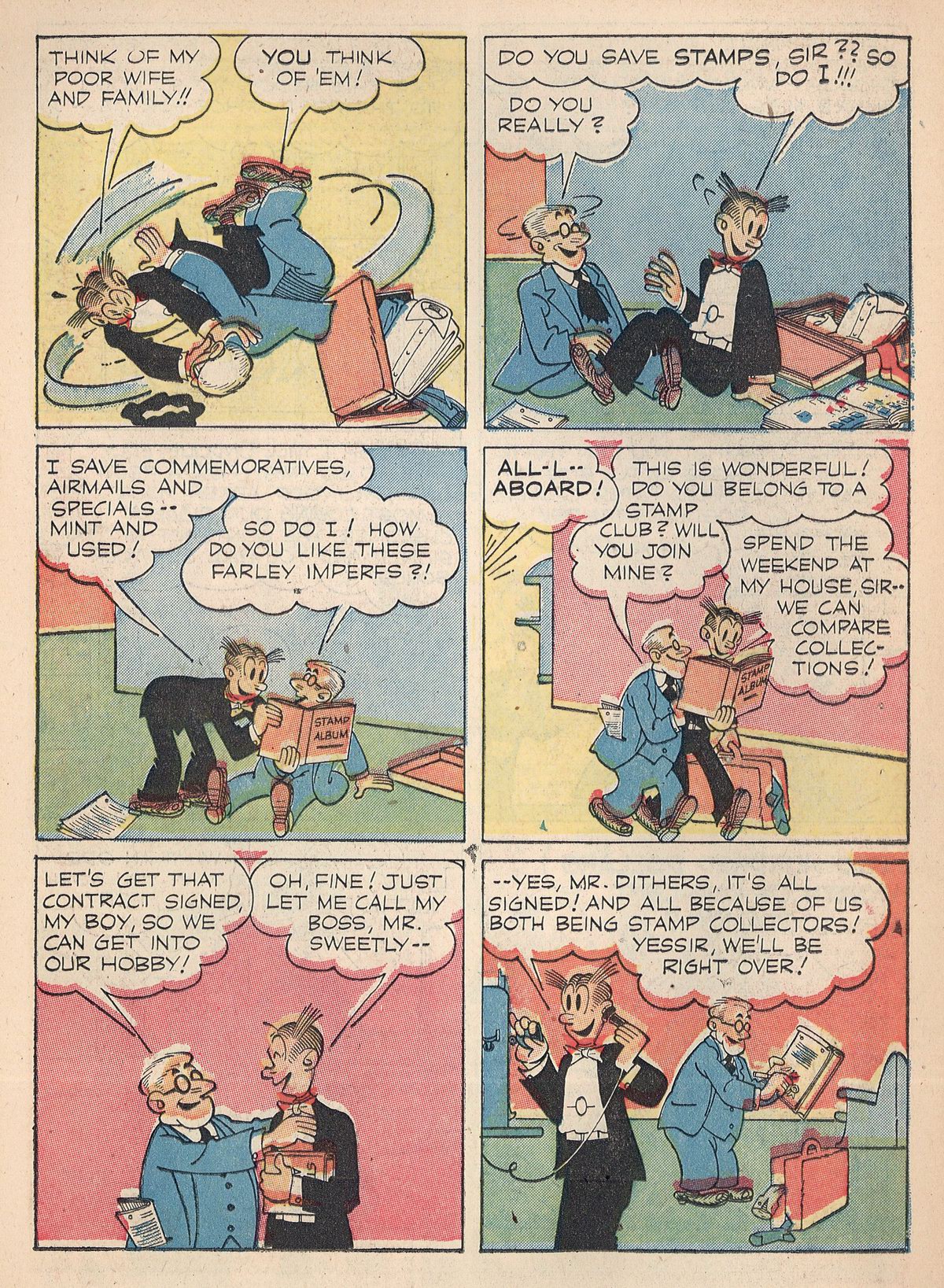 Read online Blondie Comics (1947) comic -  Issue #11 - 13