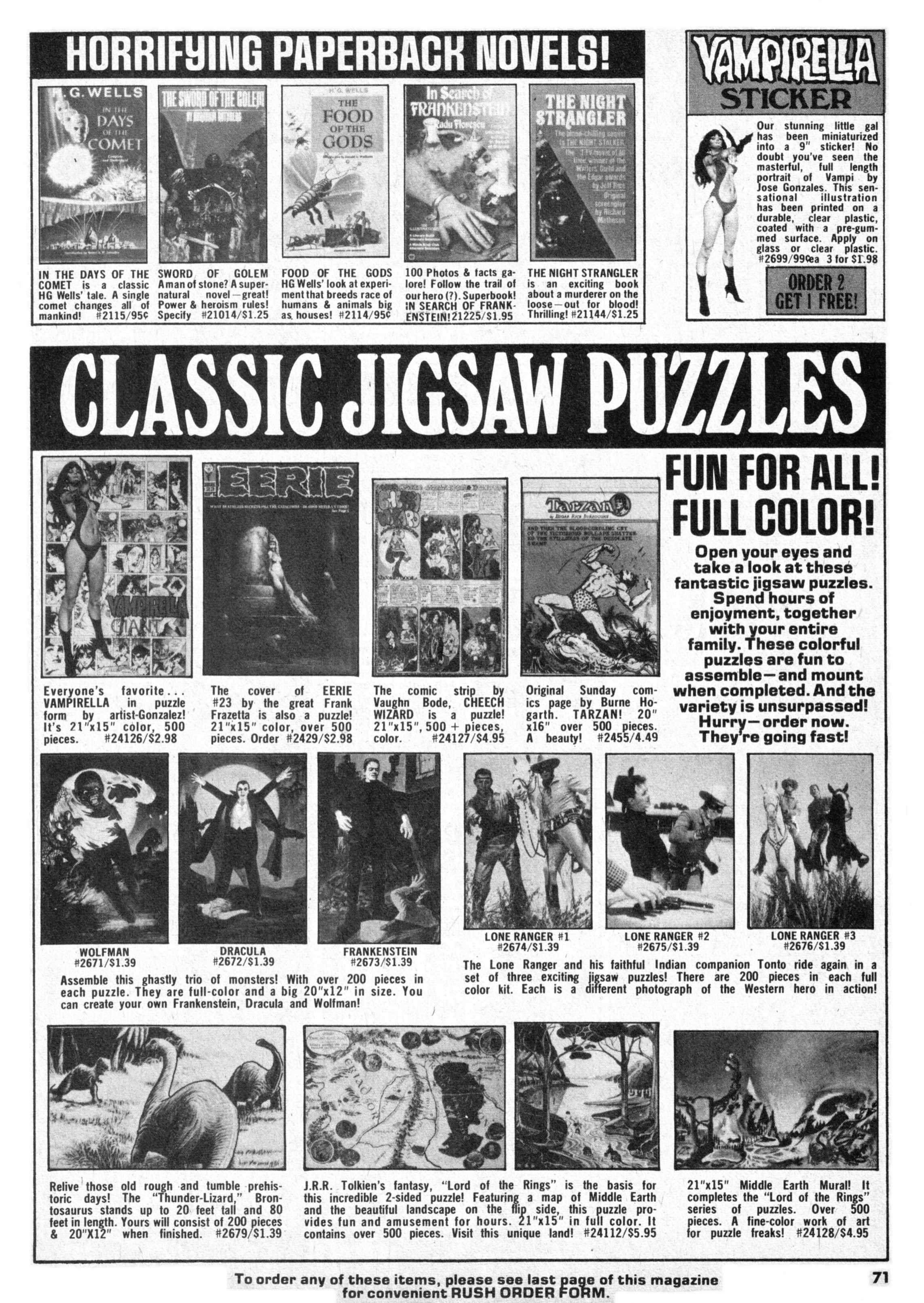 Read online Vampirella (1969) comic -  Issue #62 - 71