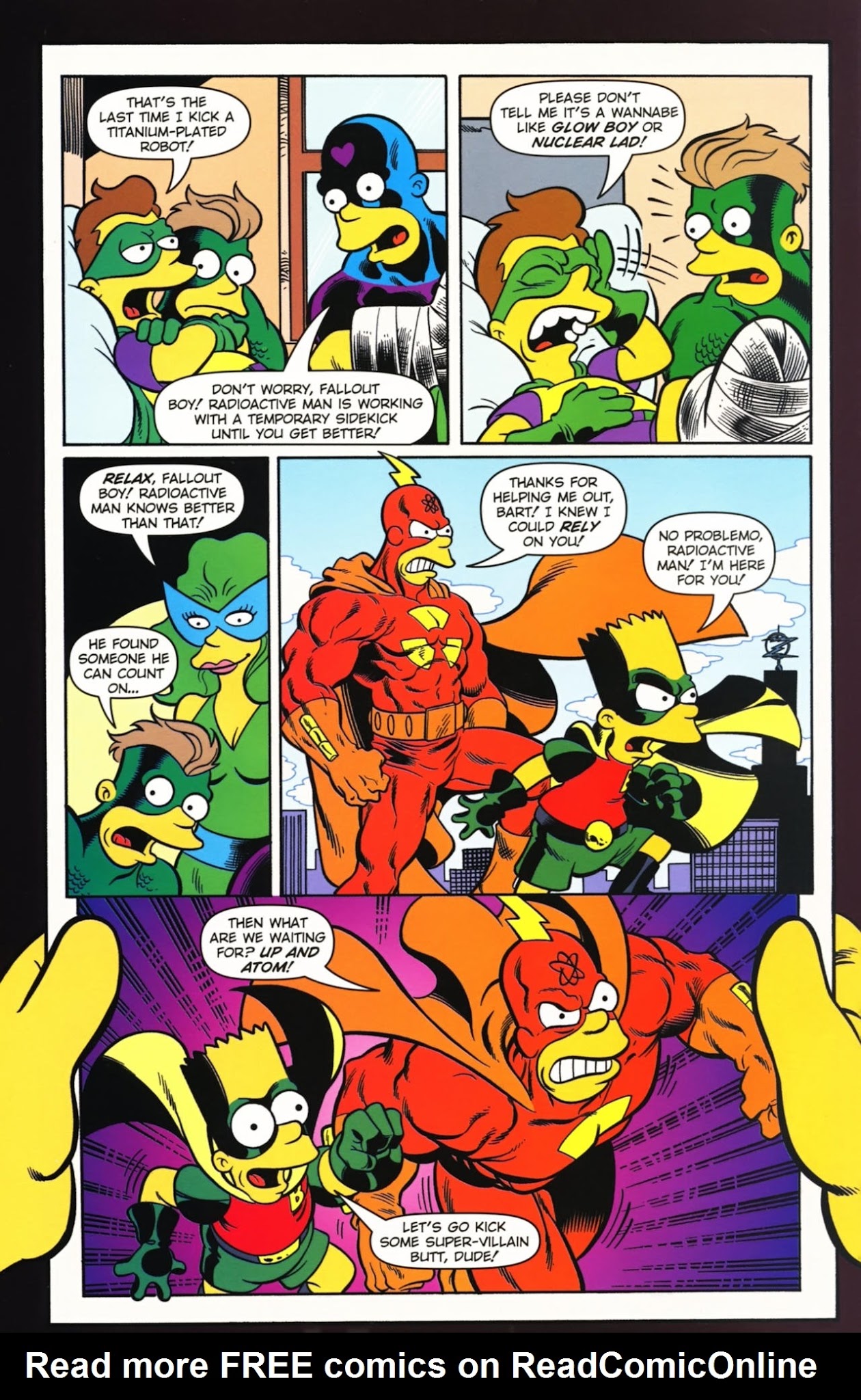Read online Bongo Comics Presents Simpsons Super Spectacular comic -  Issue #9 - 32