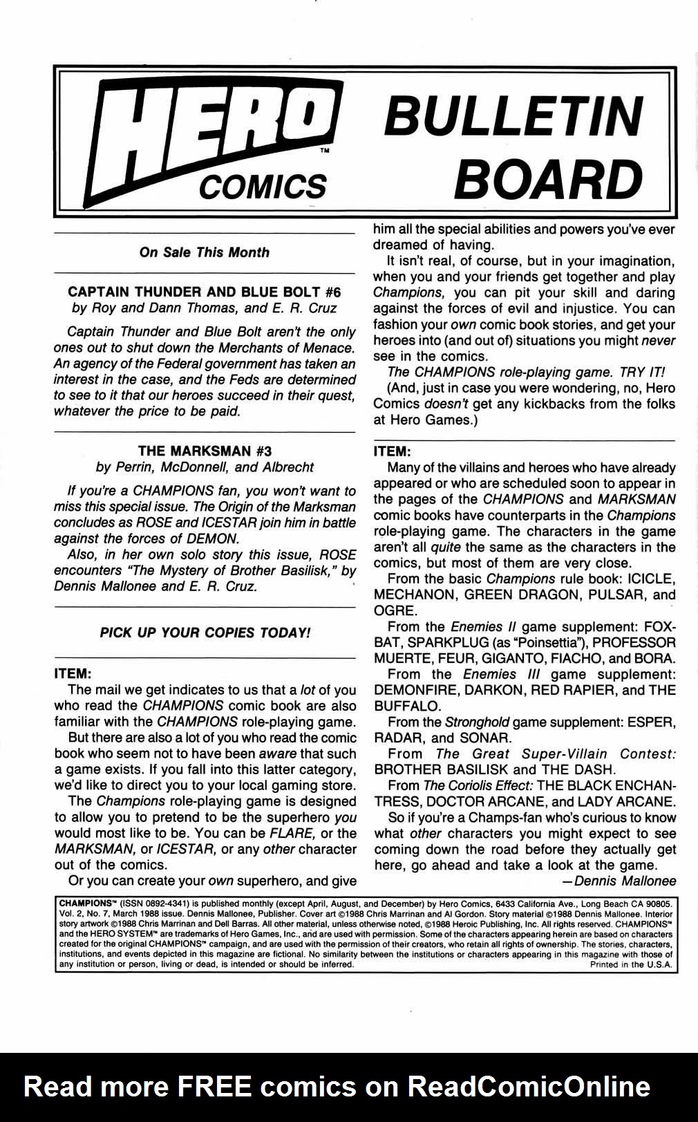 Read online Champions (1987) comic -  Issue #7 - 2