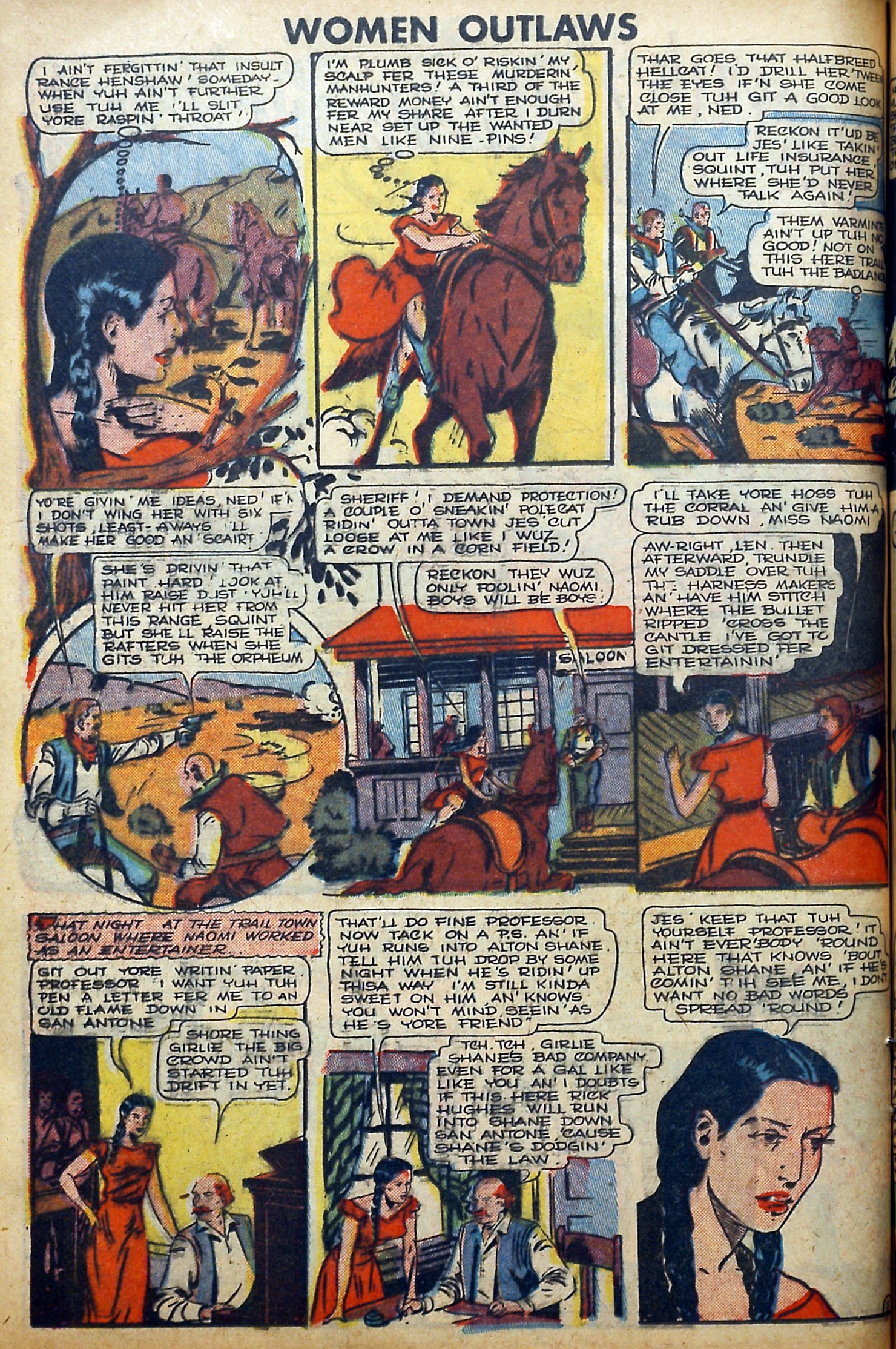 Read online Women Outlaws comic -  Issue #5 - 13
