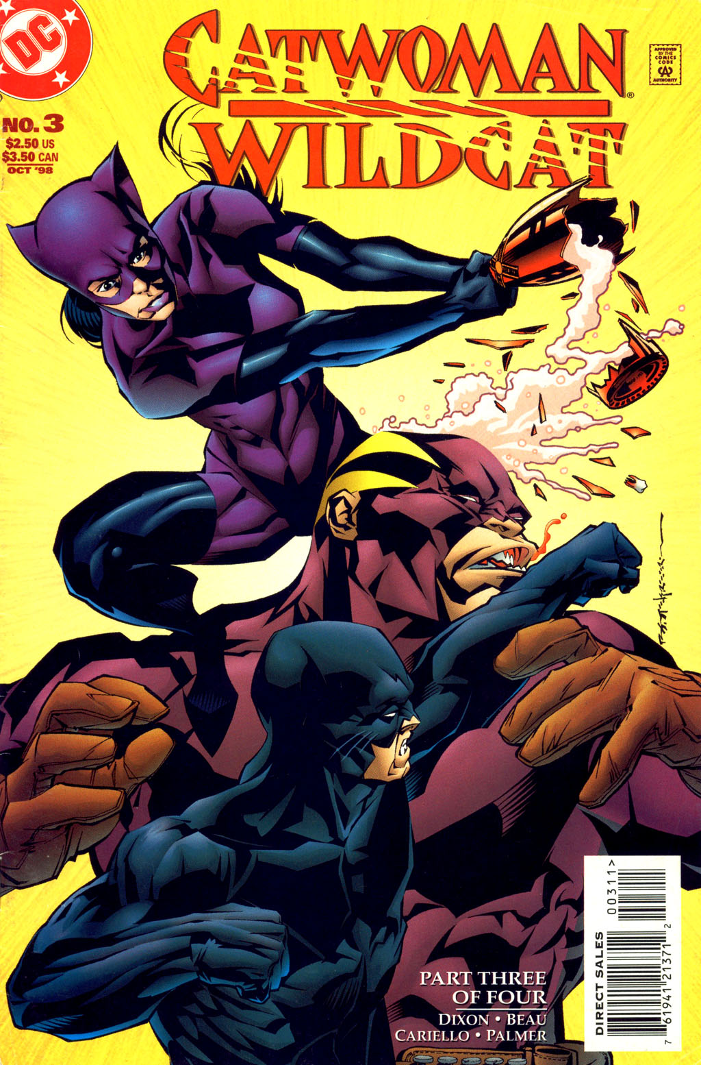 Read online Catwoman/Wildcat comic -  Issue #3 - 1