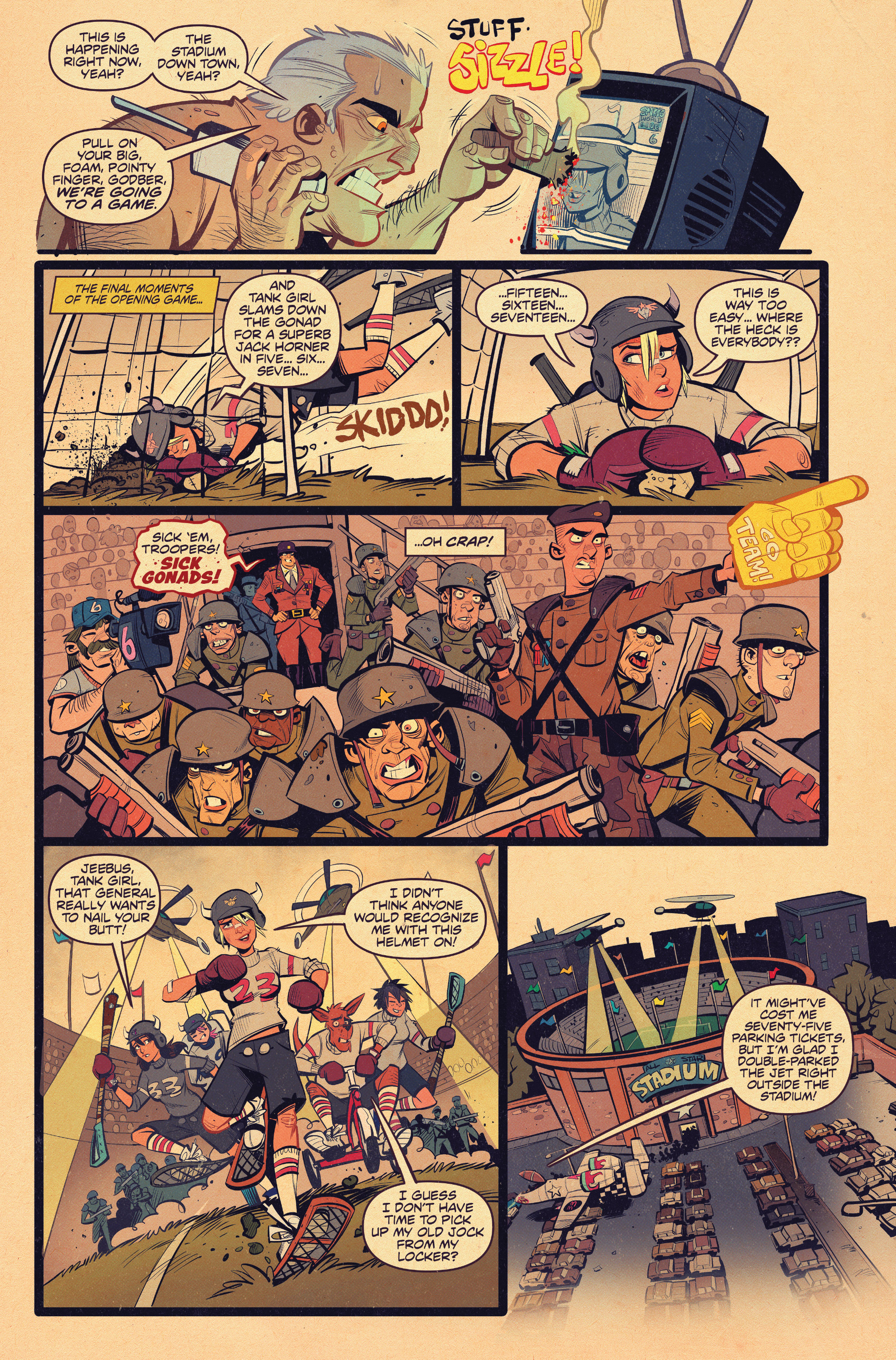 Read online Tank Girl: Gold comic -  Issue #2 - 10