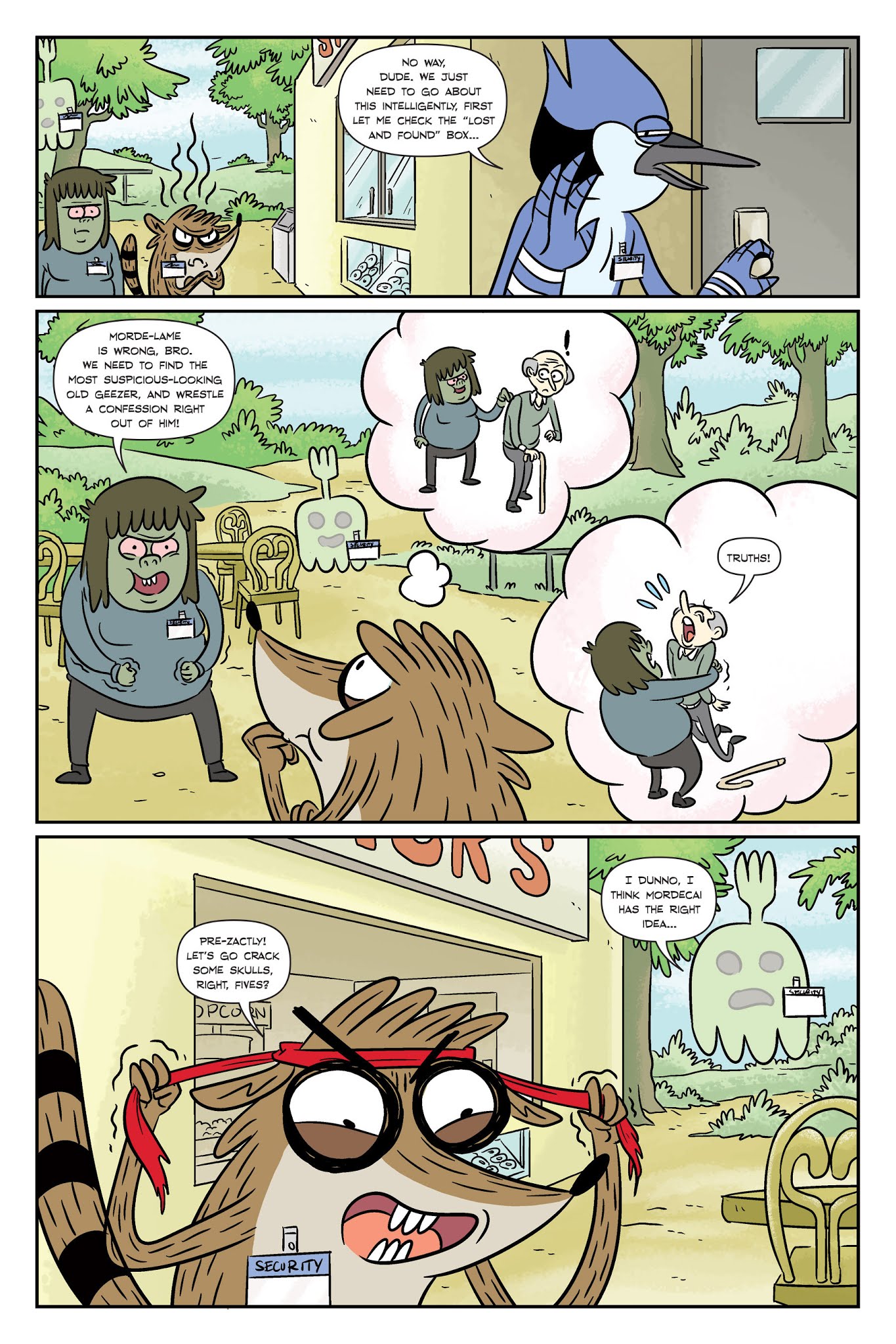 Read online Regular Show: Noir Means Noir, Buddy comic -  Issue # TPB (Part 1) - 17