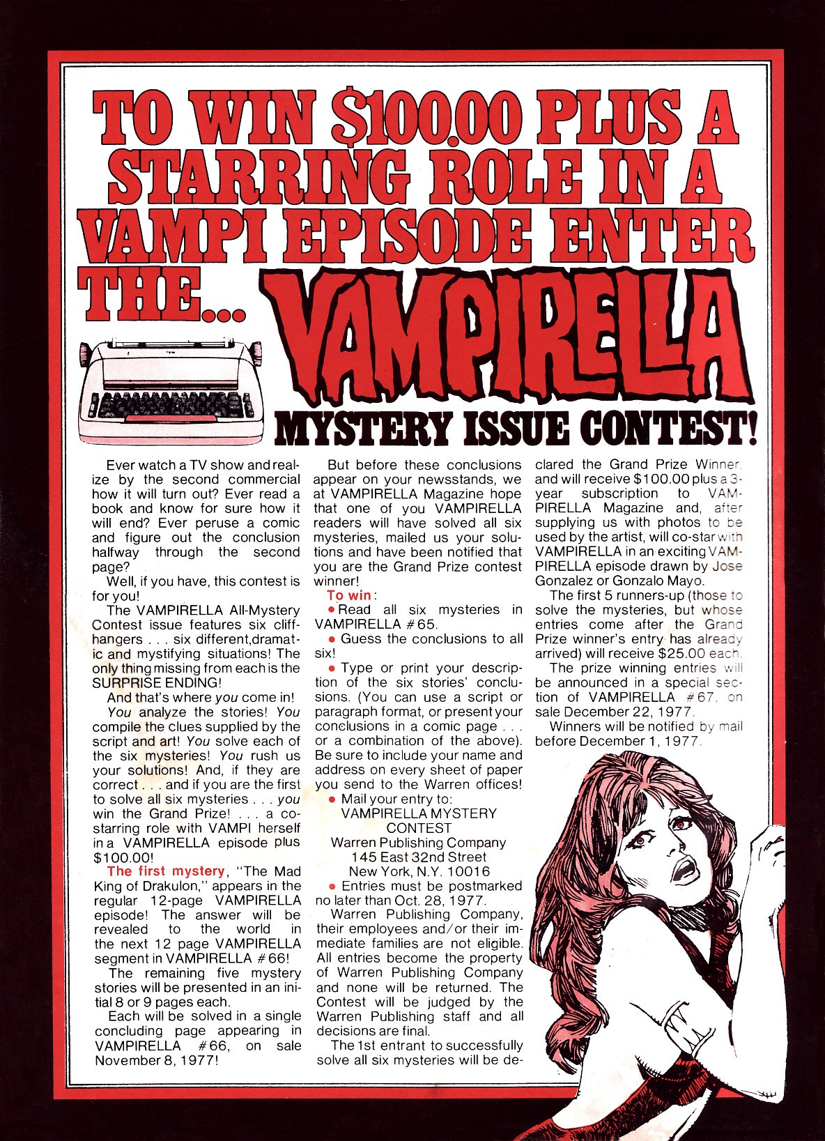 Read online Vampirella (1969) comic -  Issue #65 - 2