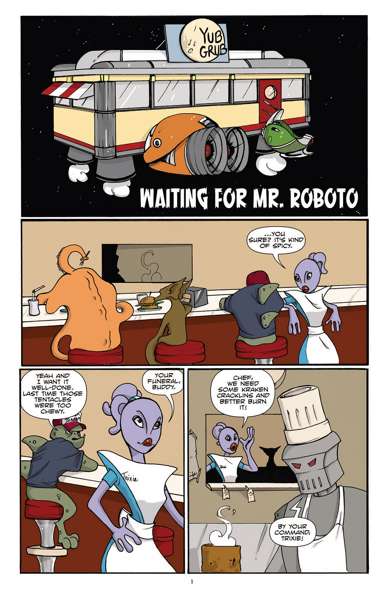 Read online Womanthology: Space comic -  Issue #1 - 4