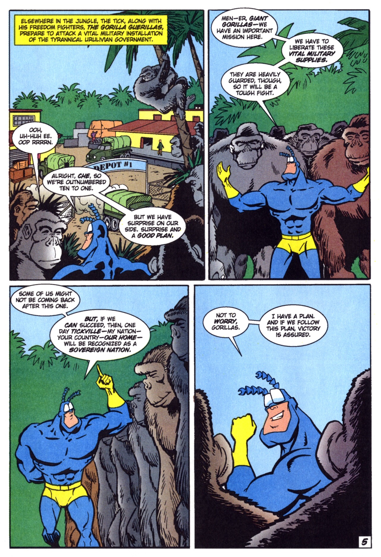 Read online The Tick's Golden Age Comic comic -  Issue #3 - 8