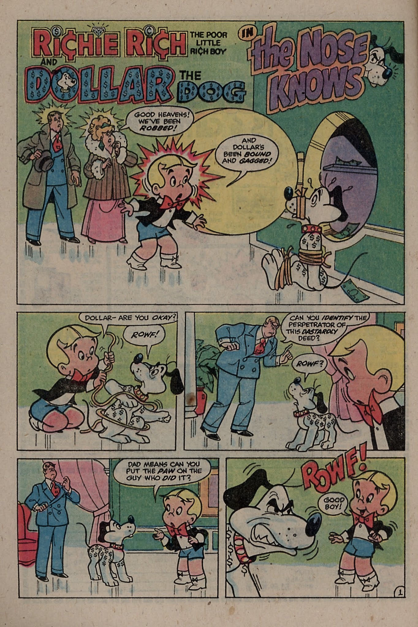 Read online Richie Rich & Dollar the Dog comic -  Issue #8 - 12