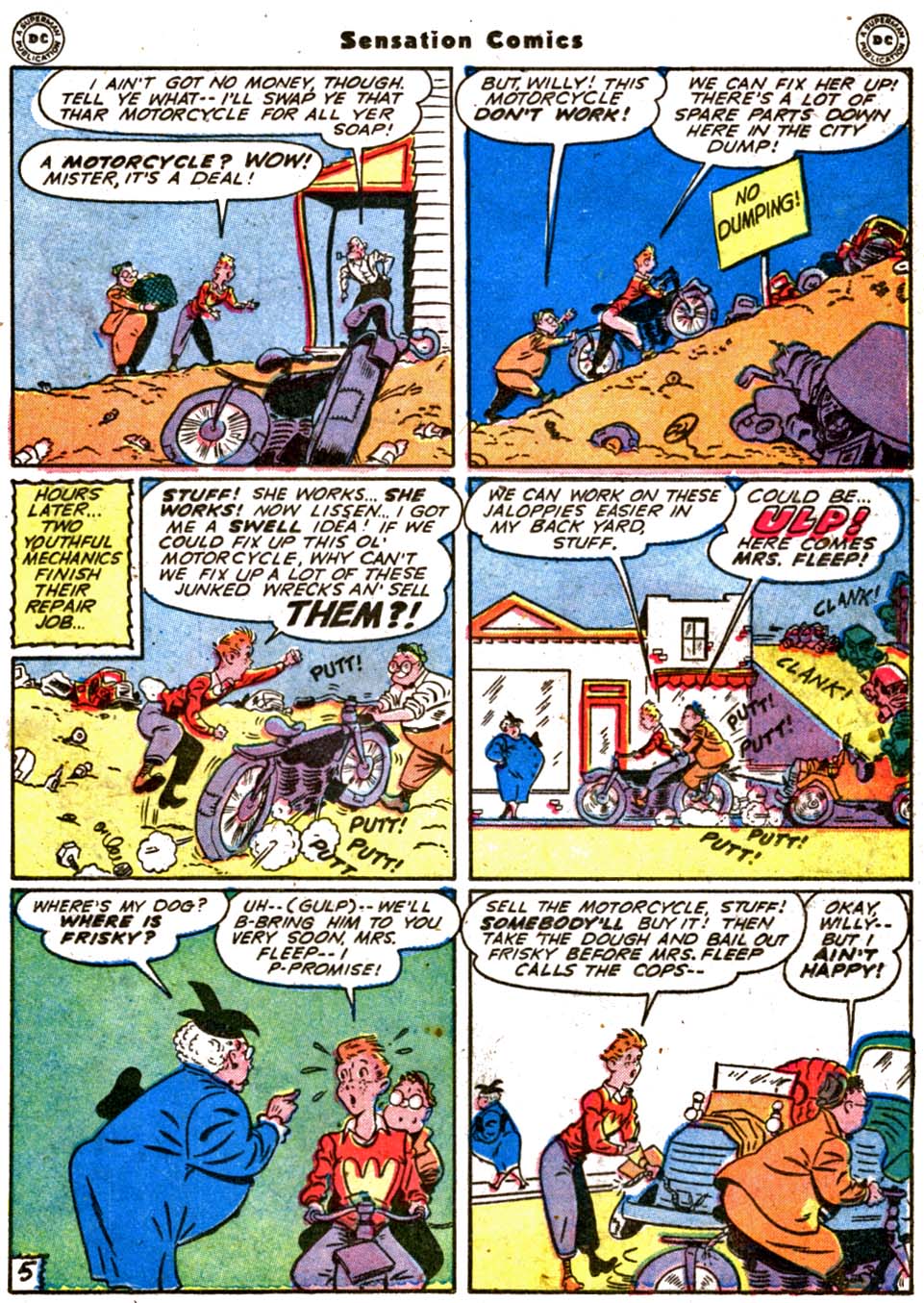 Read online Sensation (Mystery) Comics comic -  Issue #64 - 27