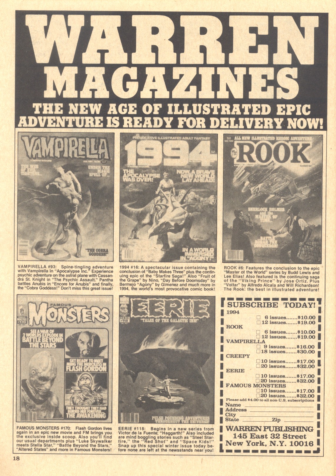 Read online Creepy (1964) comic -  Issue #125 - 18