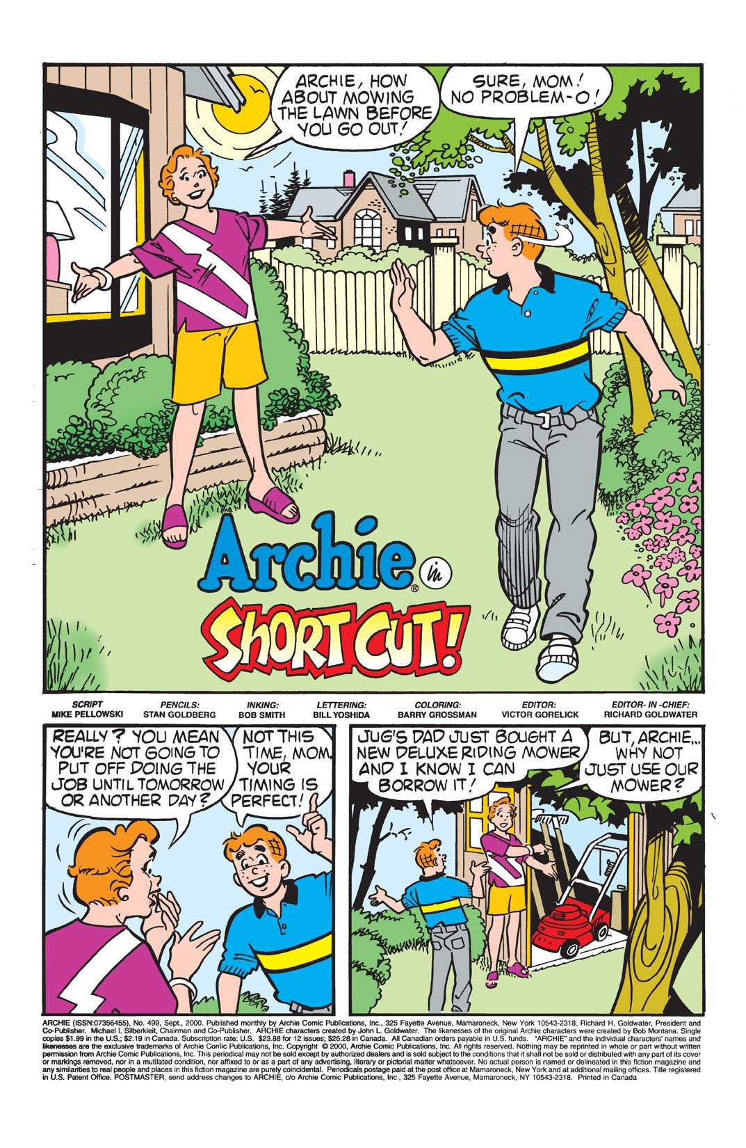 Read online Archie (1960) comic -  Issue #499 - 2