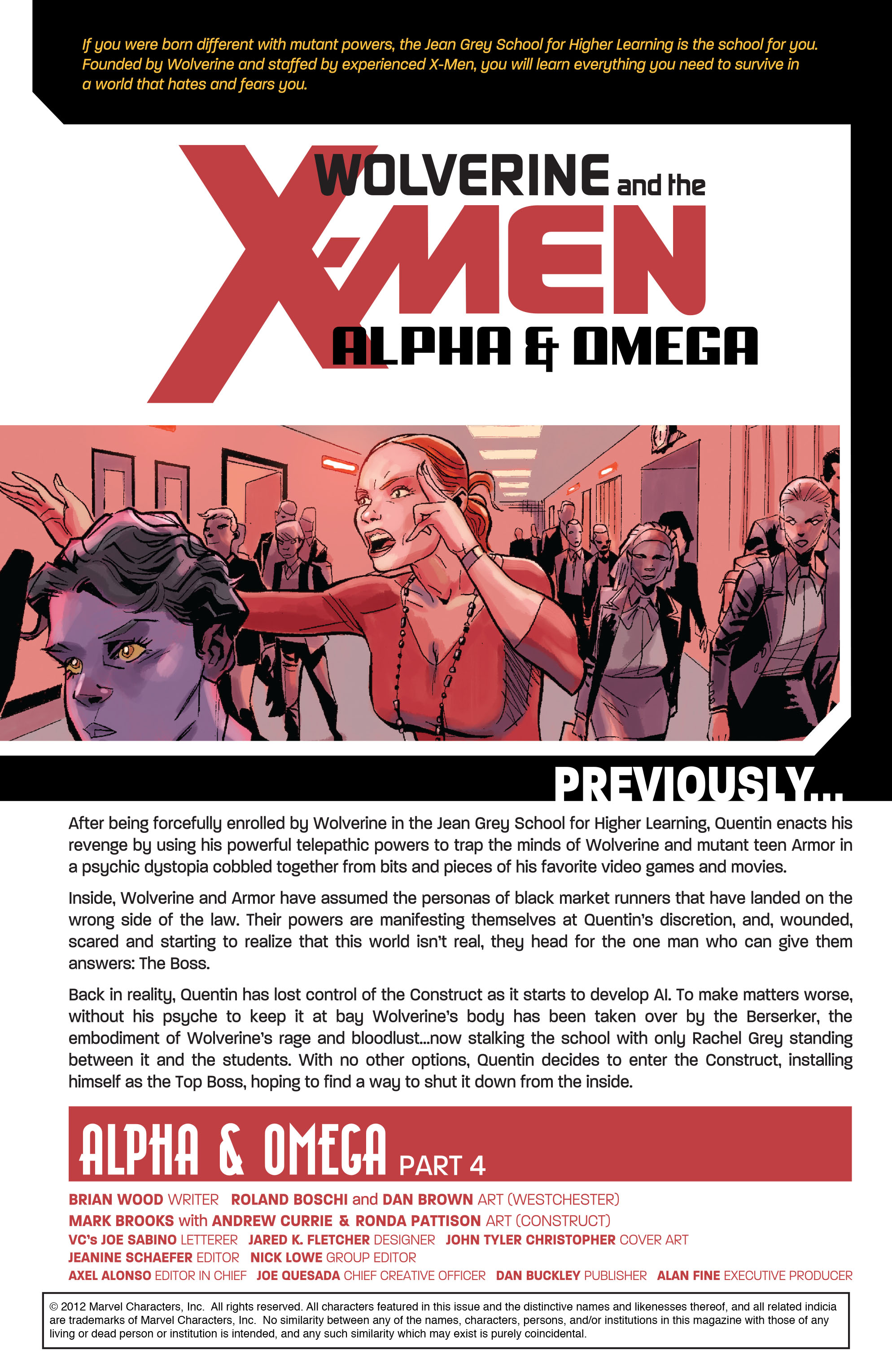 Read online Wolverine and the X-Men: Alpha & Omega comic -  Issue # _TPB - 74