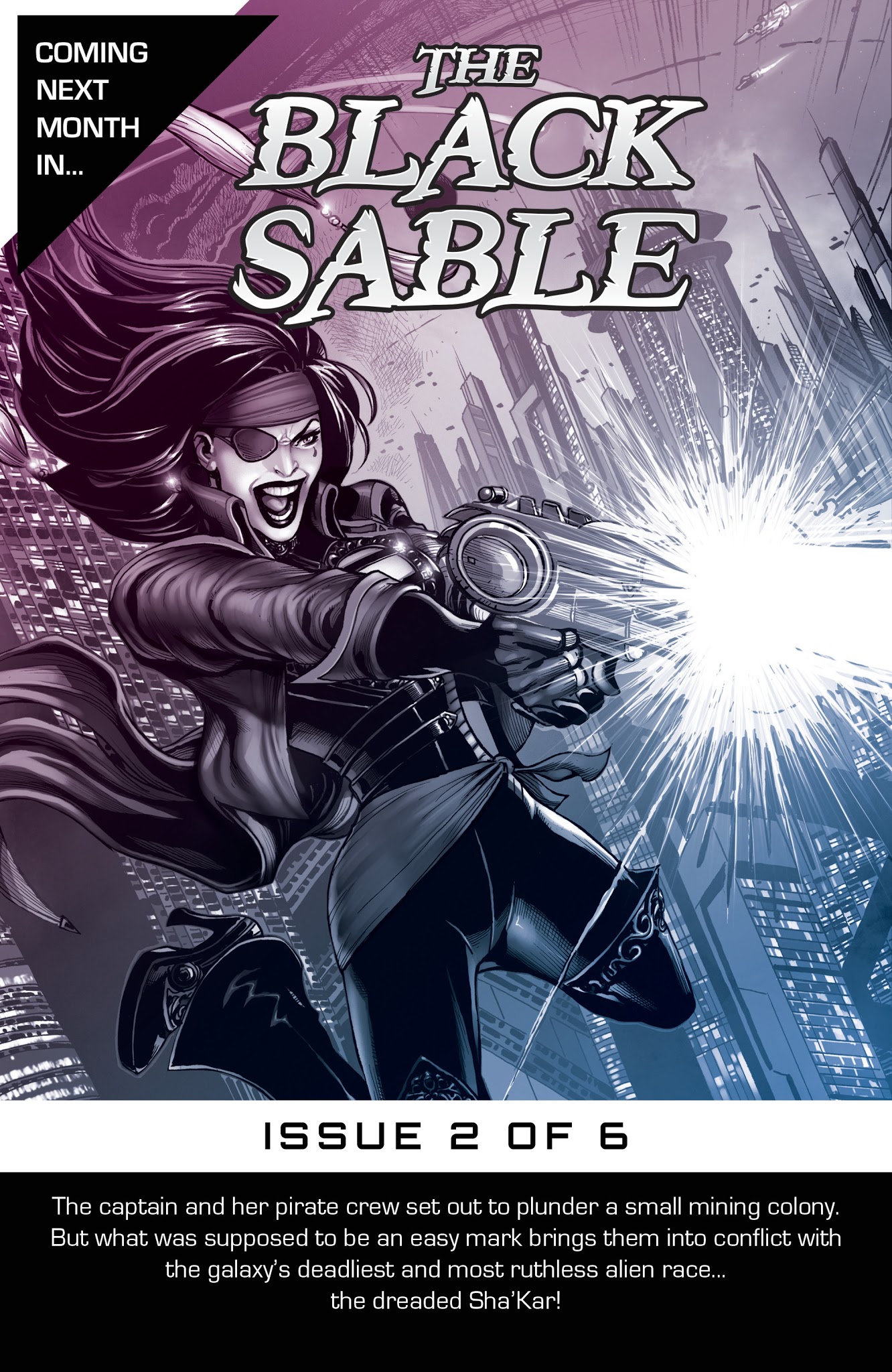 Read online The Black Sable comic -  Issue #1 - 23