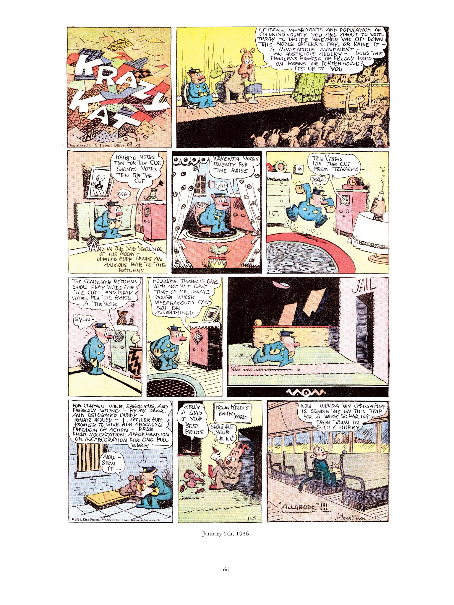 Read online Krazy & Ignatz comic -  Issue # TPB 9 - 64