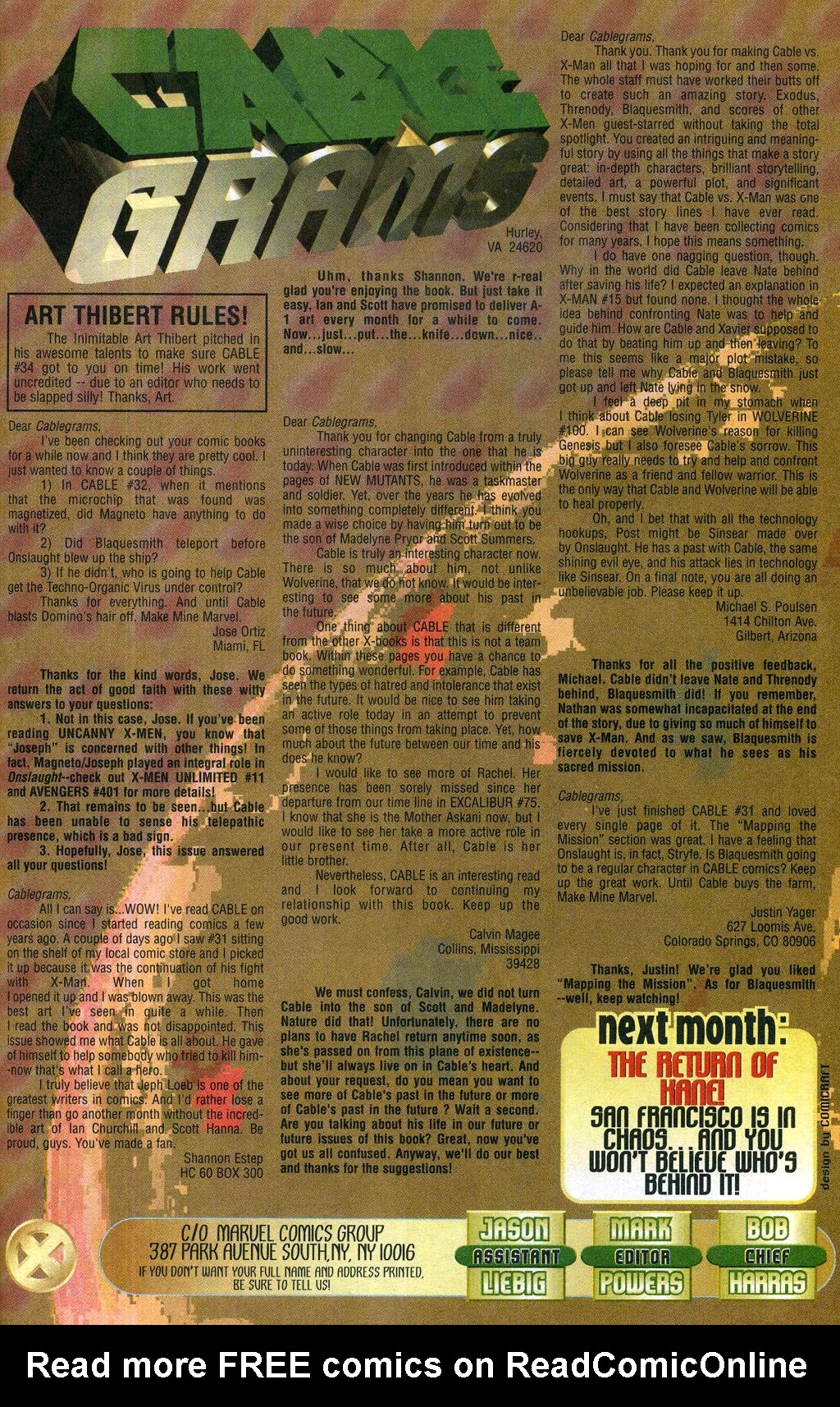 Read online Cable (1993) comic -  Issue #36 - 23