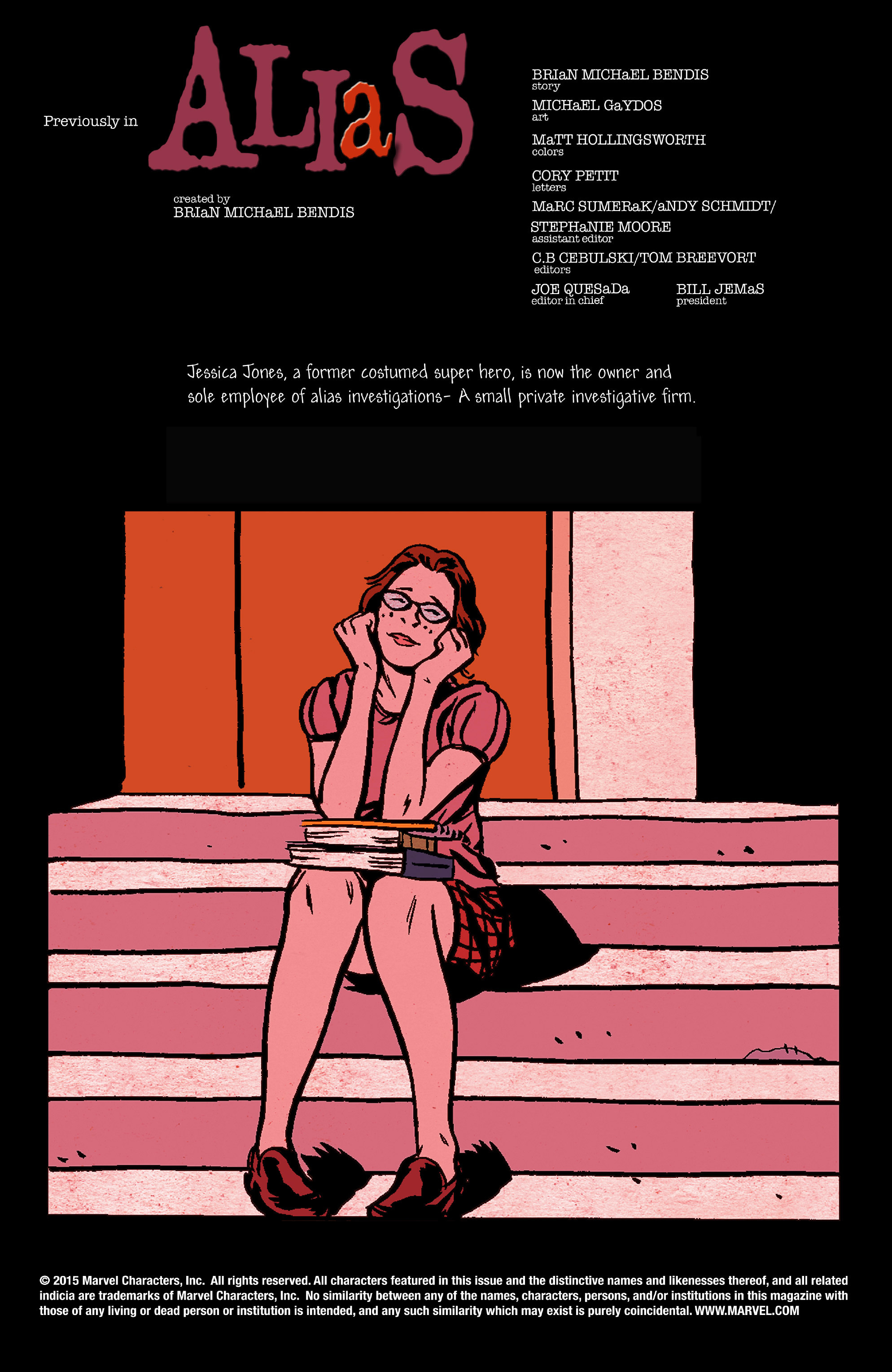 Read online Alias comic -  Issue #22 - 2