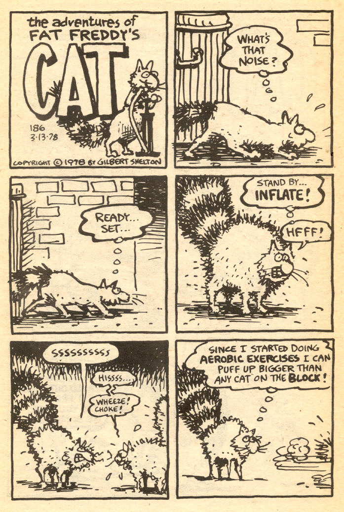 Read online Adventures of Fat Freddy's Cat comic -  Issue #4 - 38