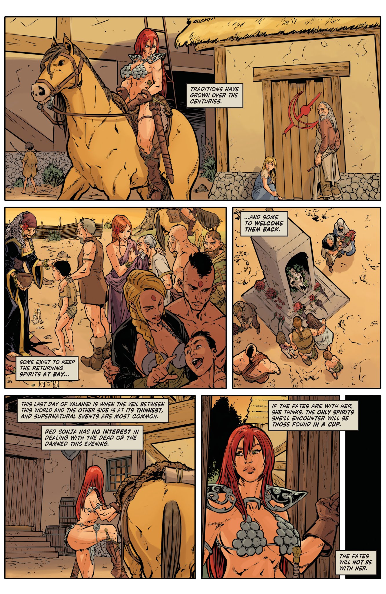 Read online Red Sonja: Halloween Special comic -  Issue # Full - 4