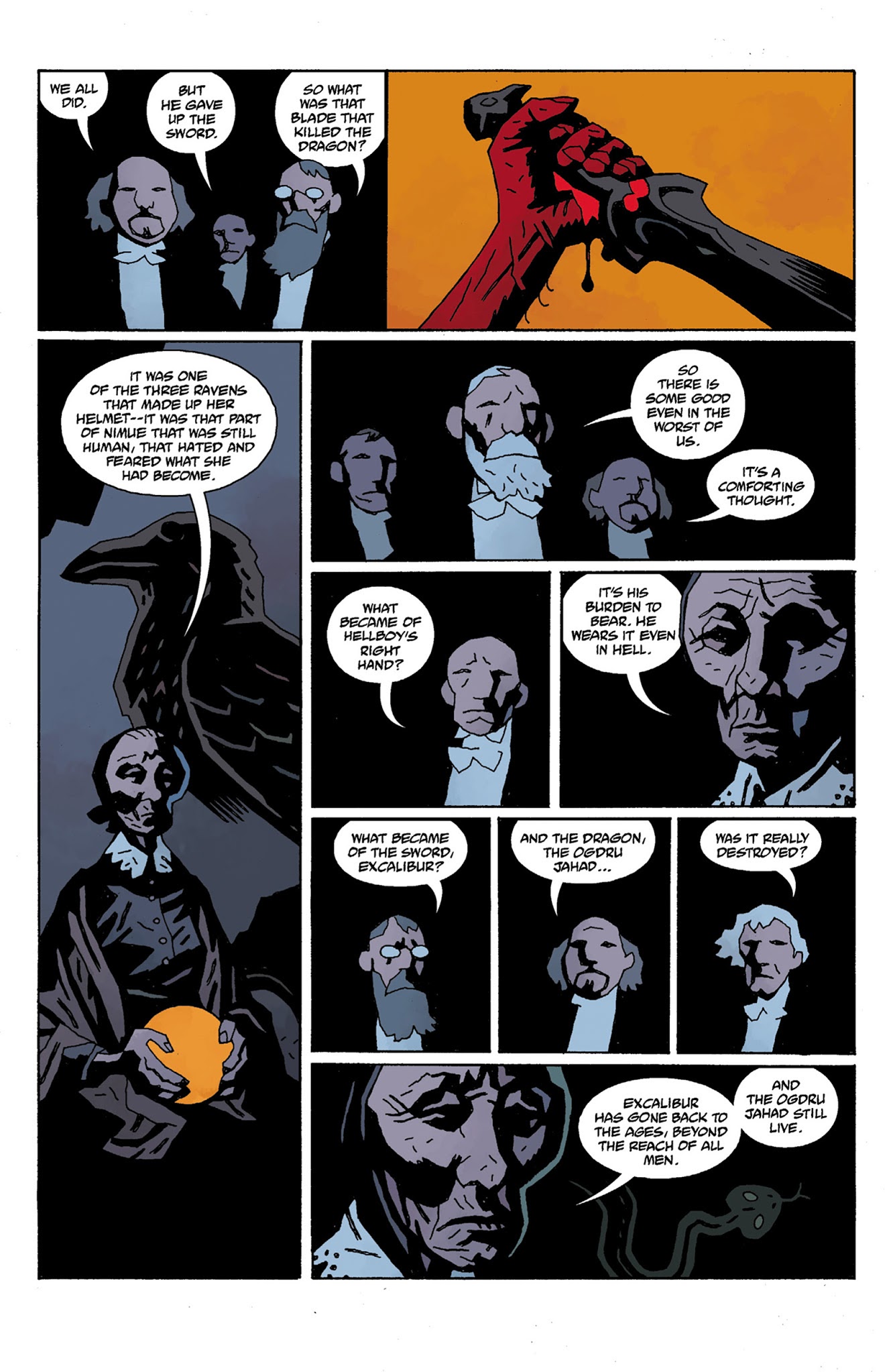 Read online Hellboy: The Storm And The Fury comic -  Issue # TPB - 167