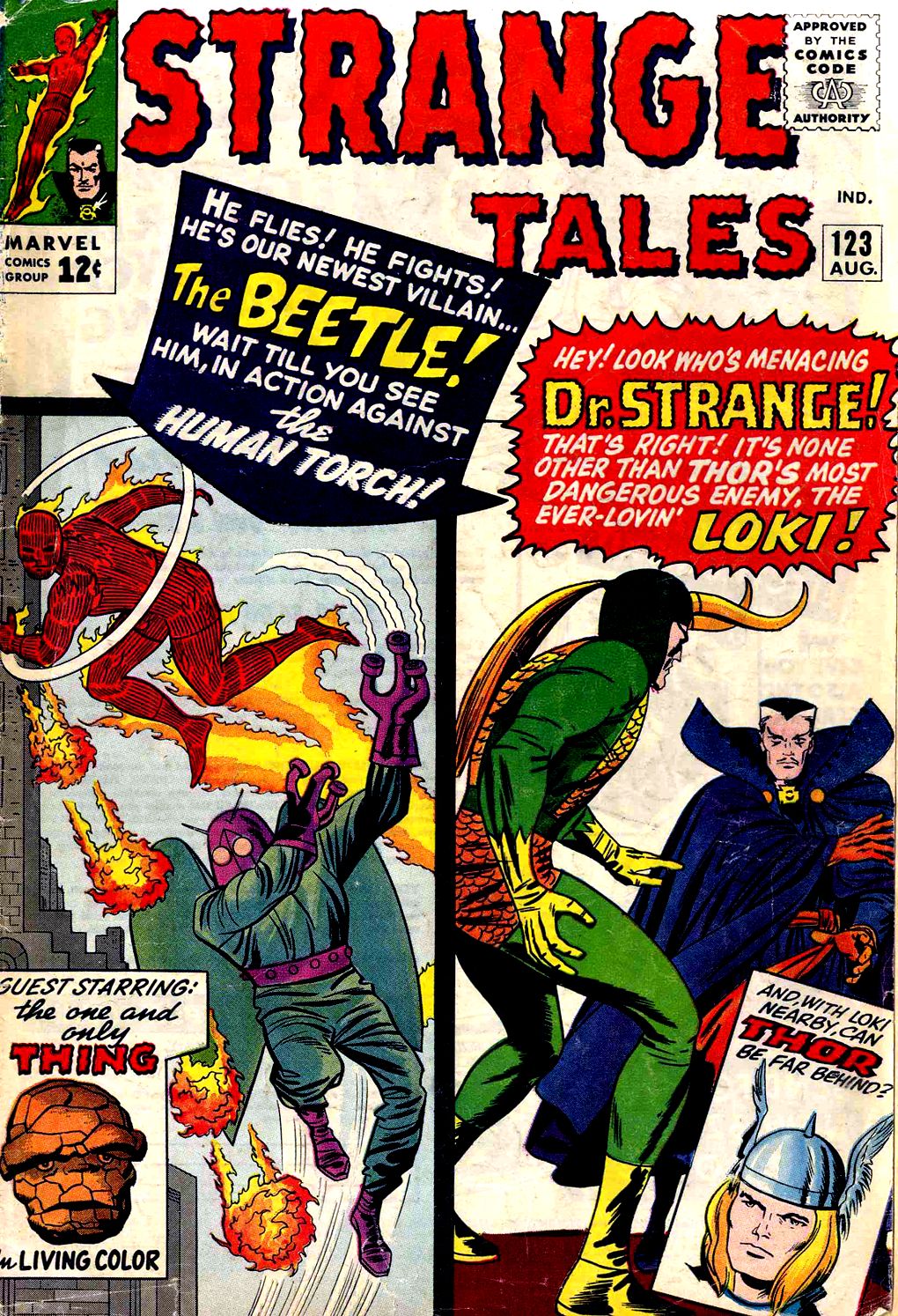 Read online Strange Tales (1951) comic -  Issue #123 - 1