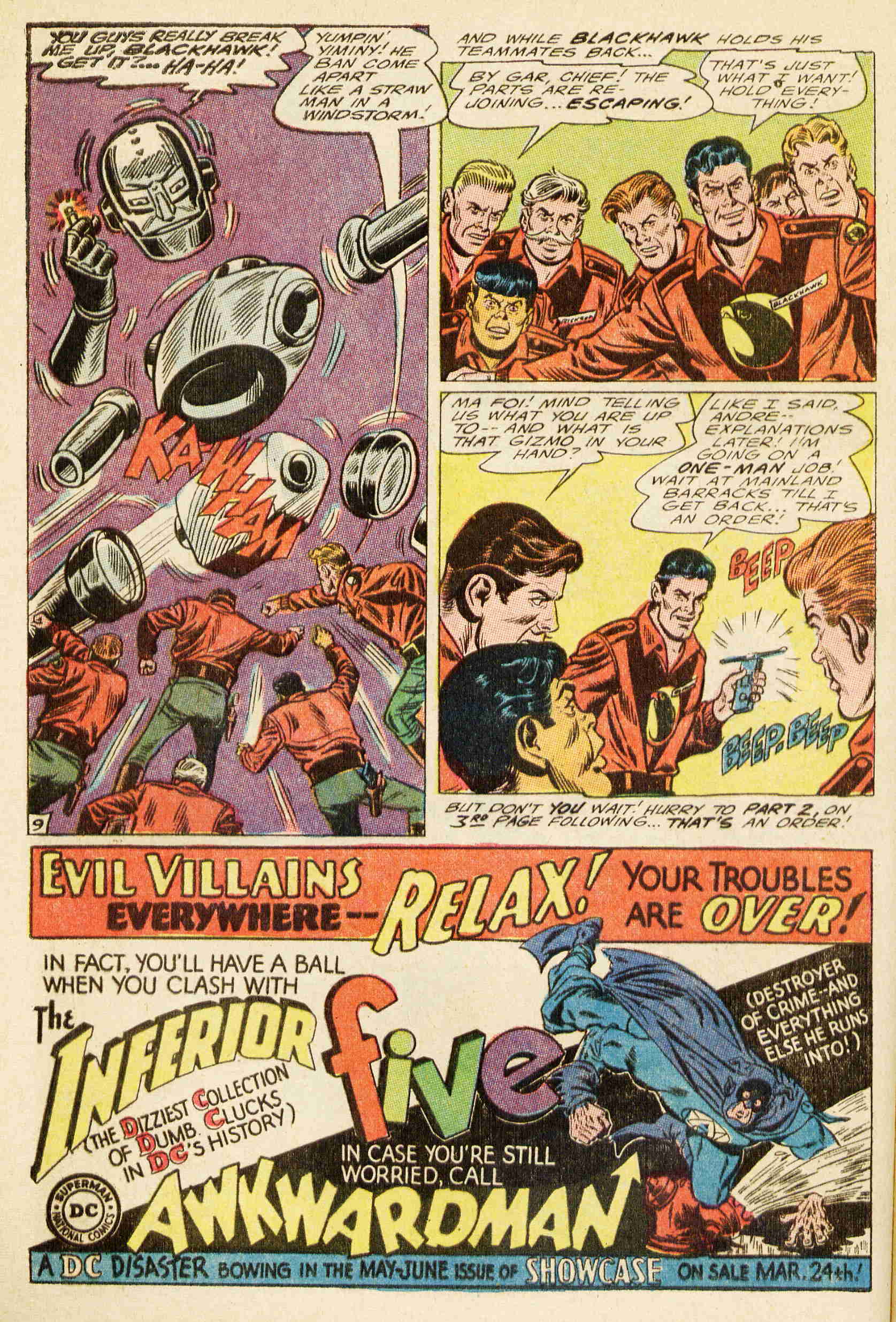 Blackhawk (1957) Issue #220 #113 - English 10