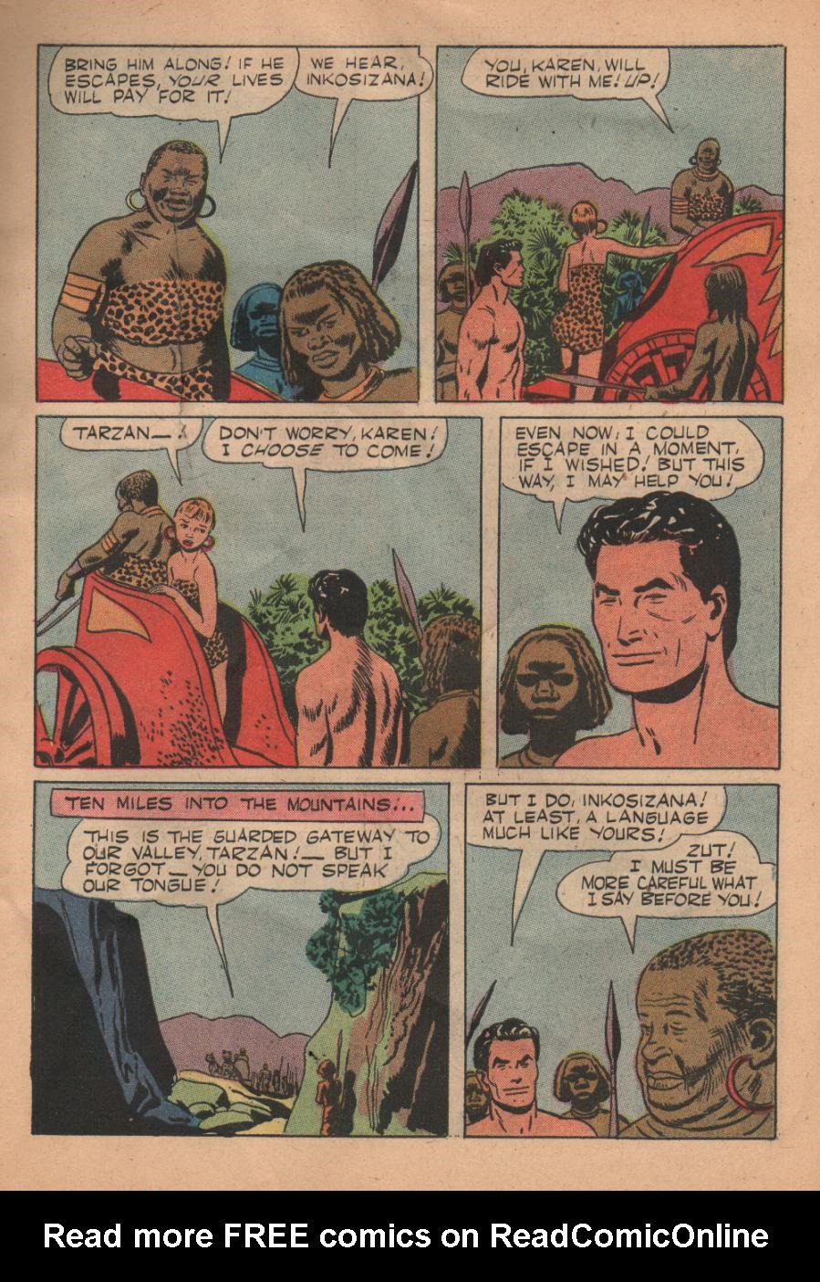 Read online Tarzan (1948) comic -  Issue #92 - 7