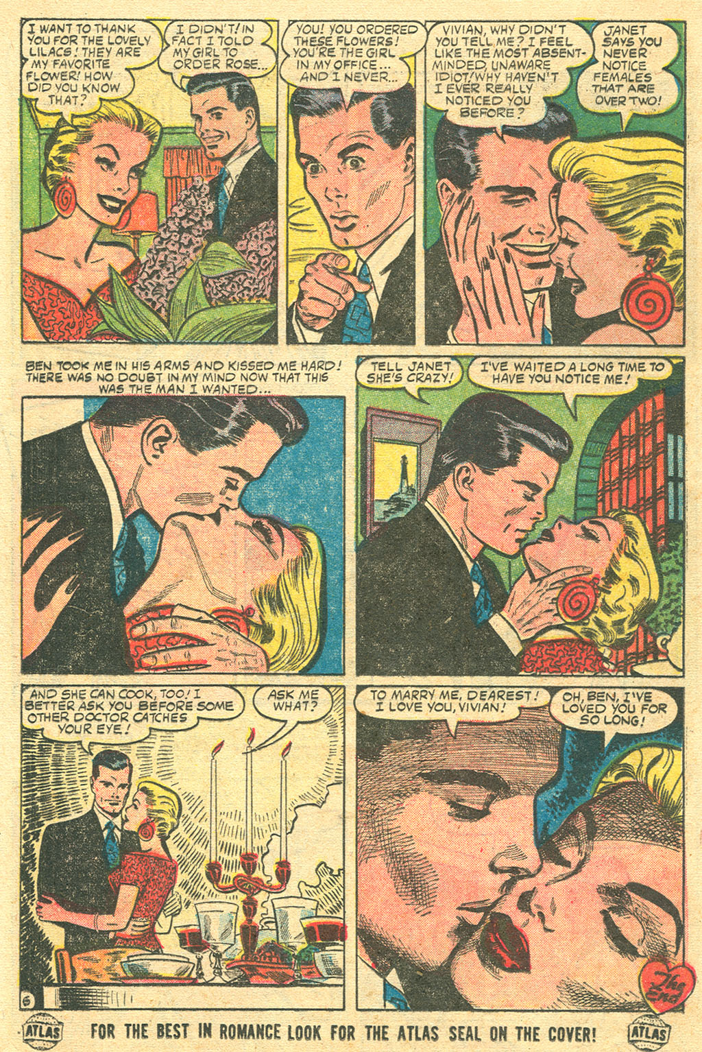 Read online Love Romances comic -  Issue #48 - 16