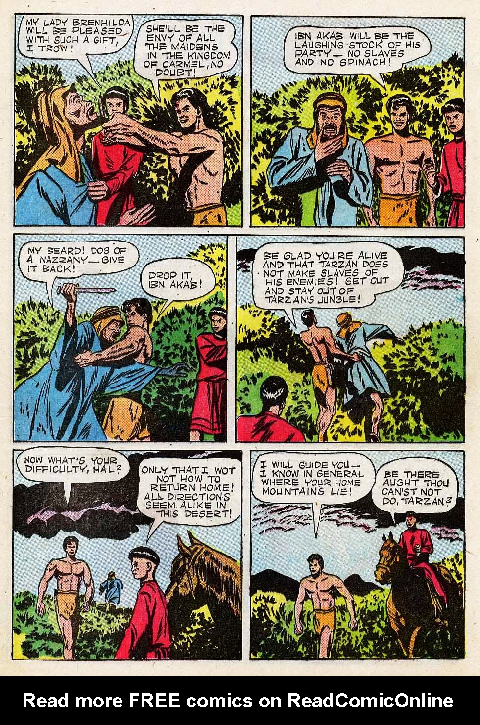 Read online Tarzan (1948) comic -  Issue #13 - 25