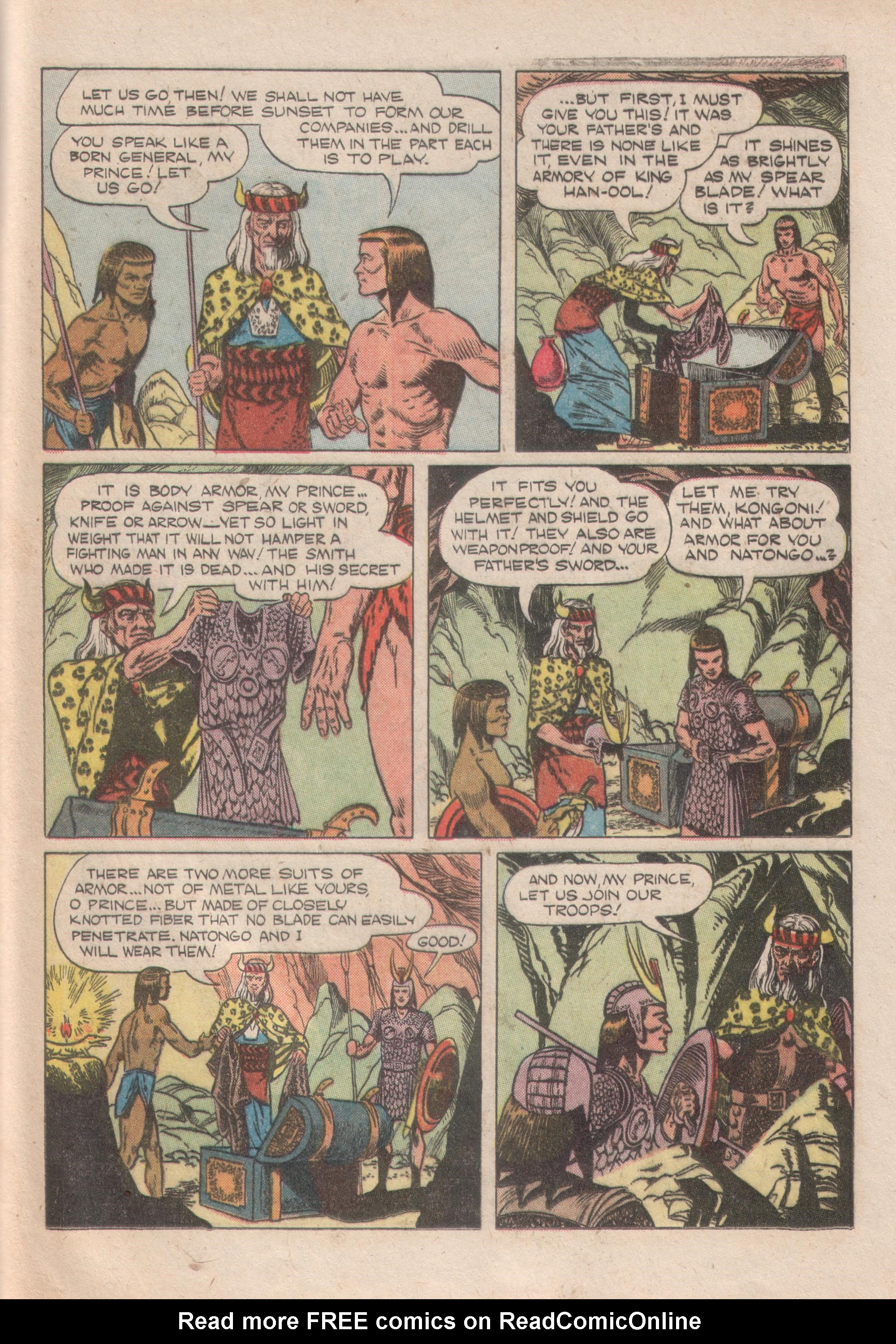 Read online Tarzan (1948) comic -  Issue #41 - 45