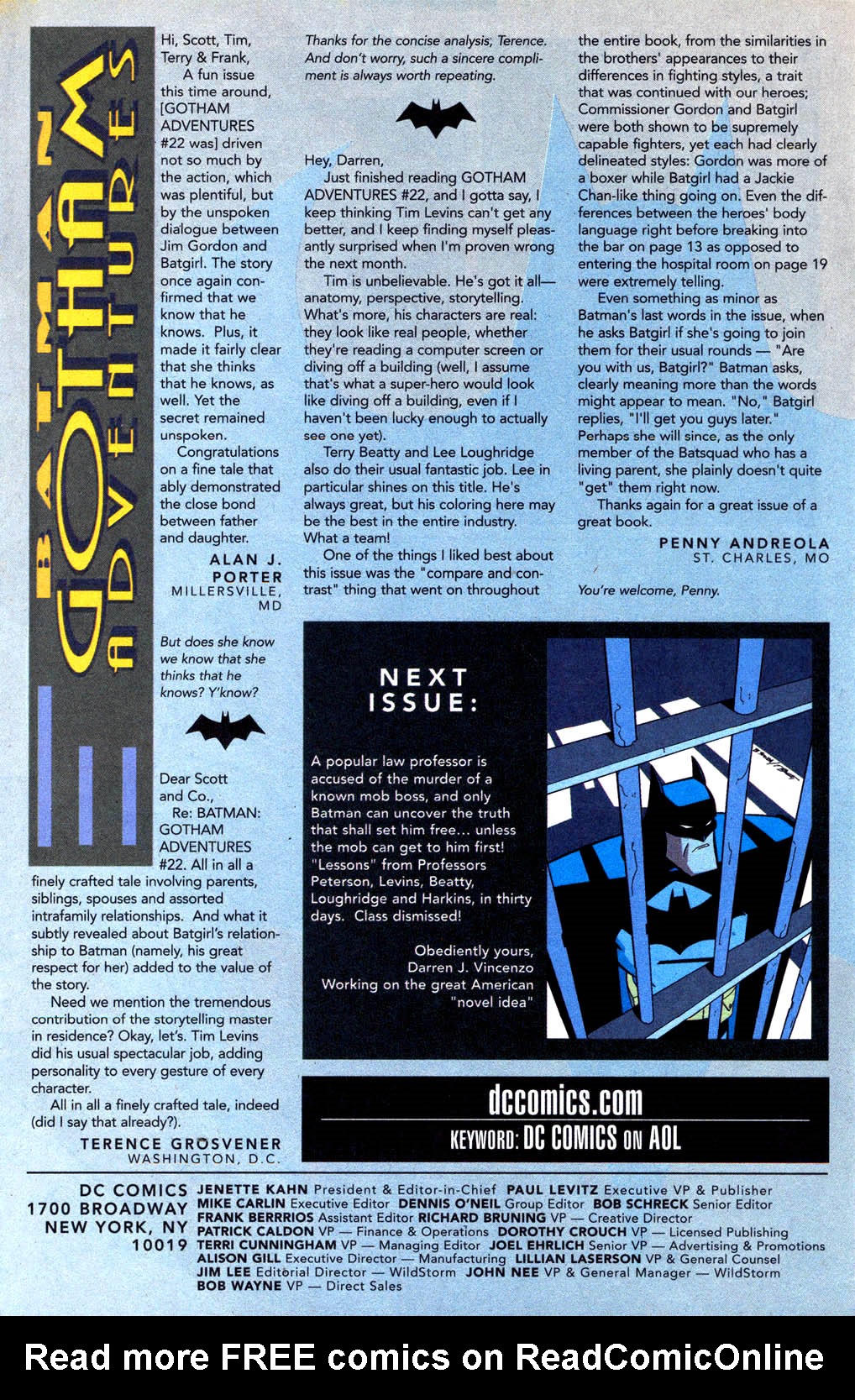 Read online Batman: Gotham Adventures comic -  Issue #26 - 23