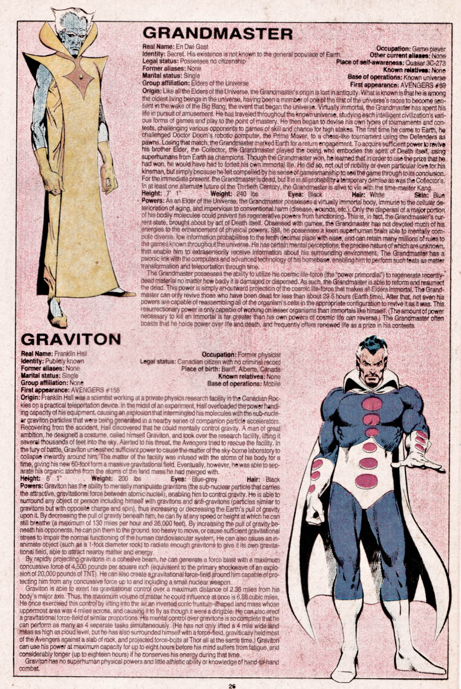 Read online The Official Handbook of the Marvel Universe comic -  Issue #4 - 27