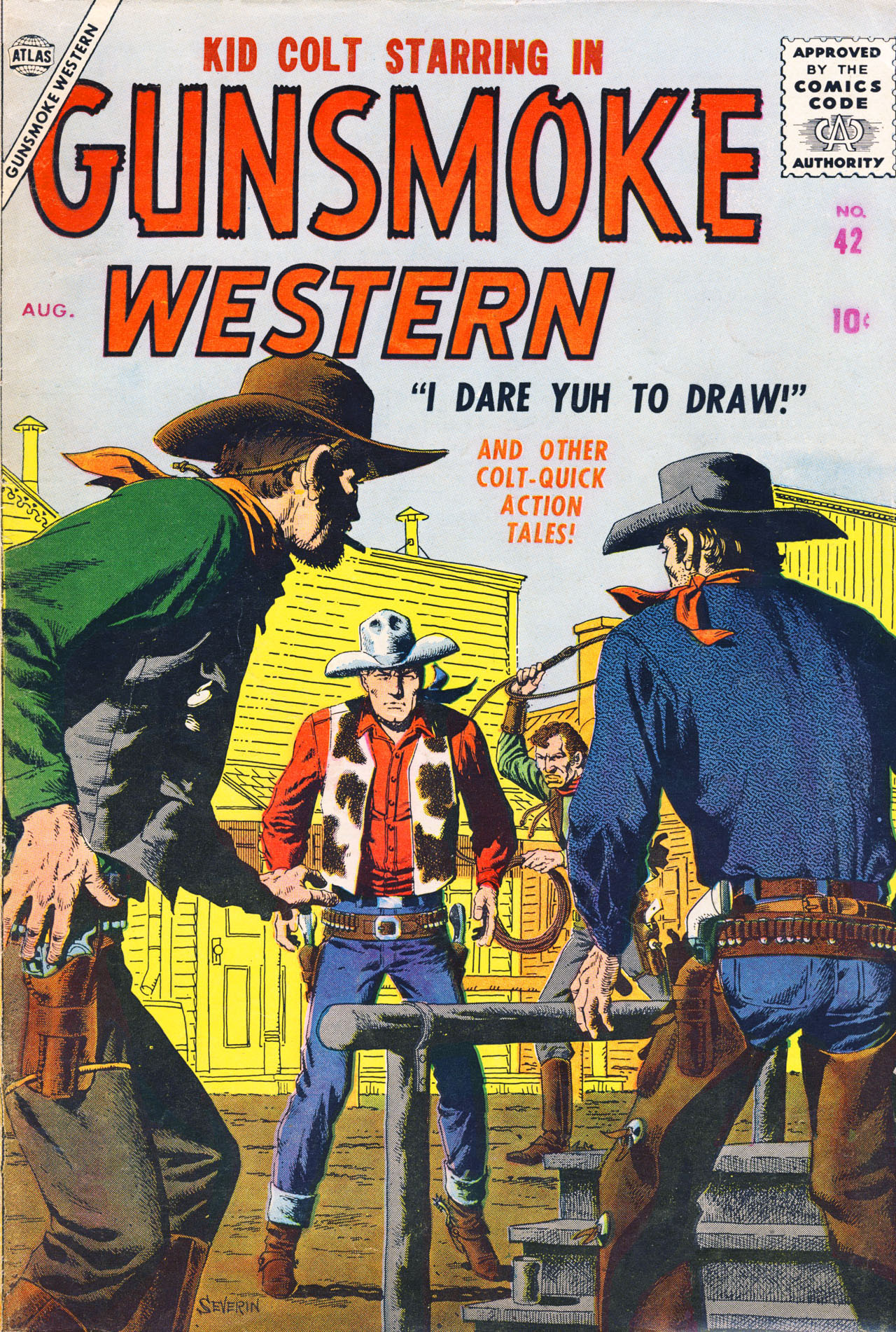 Read online Gunsmoke Western comic -  Issue #42 - 1